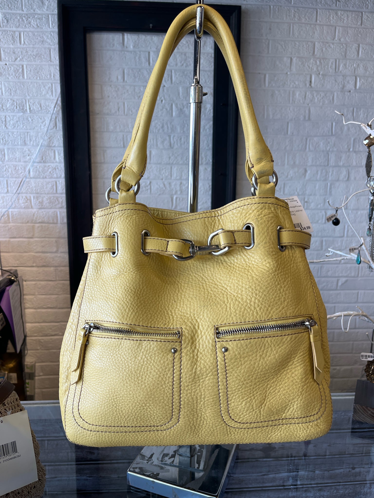 Cole Haan Yellow Purse
