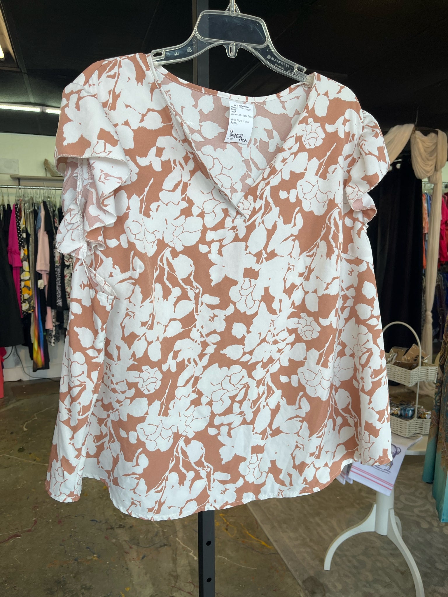SHEIN Plus Tops Size 4X Blouse
