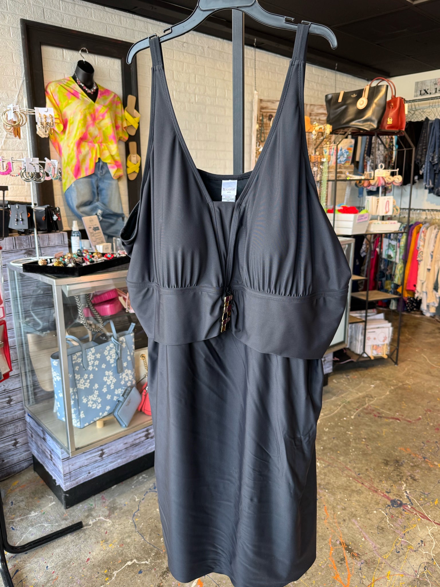 Roman's Plus Swimwear Size 34w Swimsuit