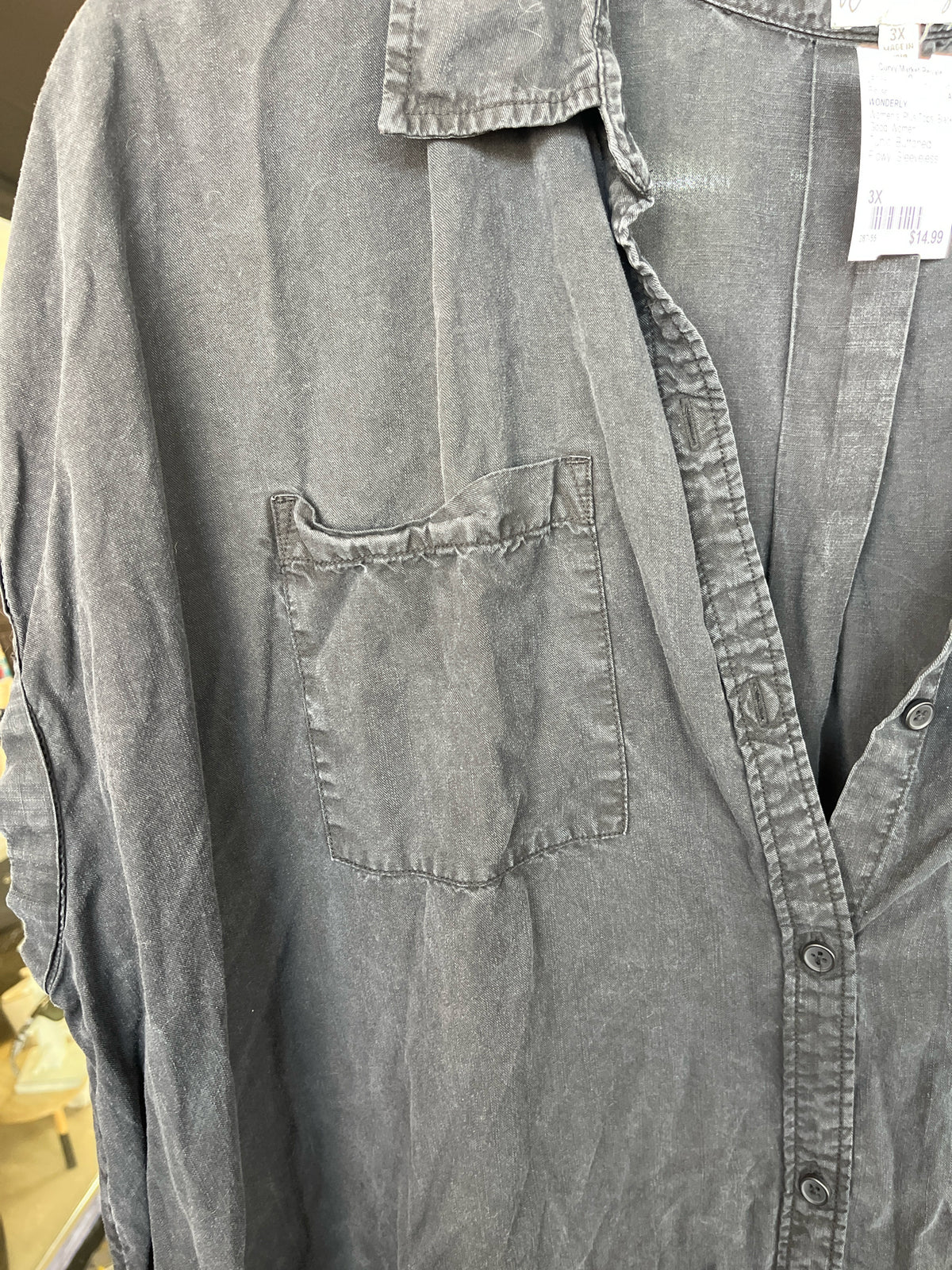 WONDERLY Plus Tops Size 3X Blouse