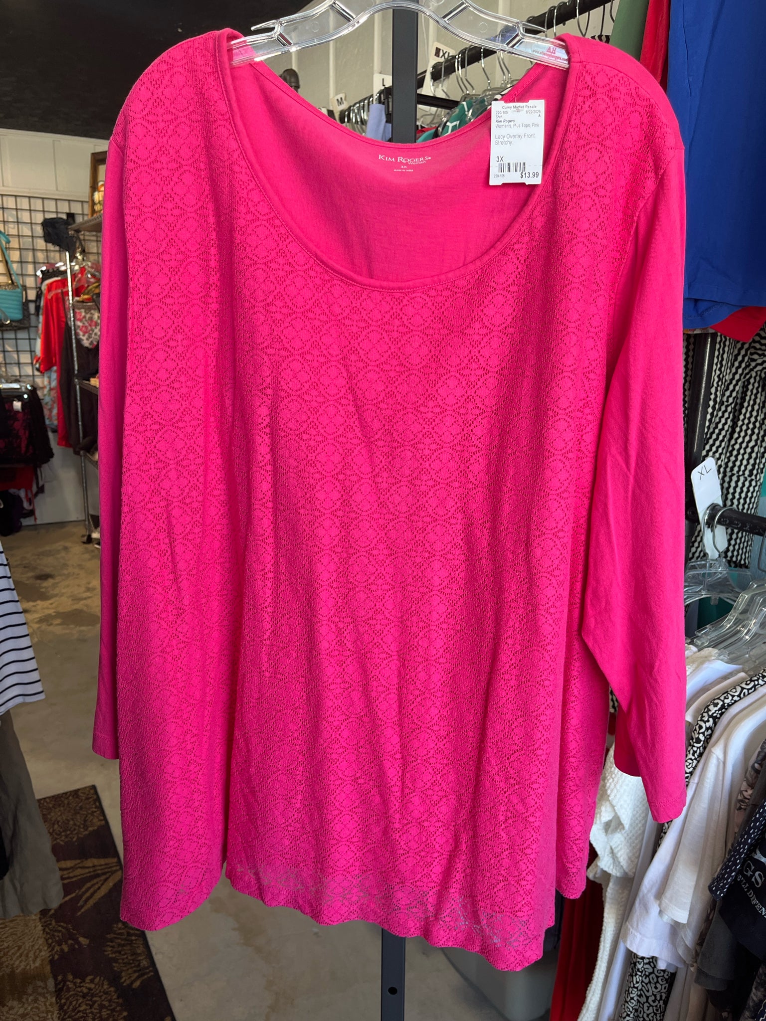 Kim Rogers Plus Tops Size 3X Shirt