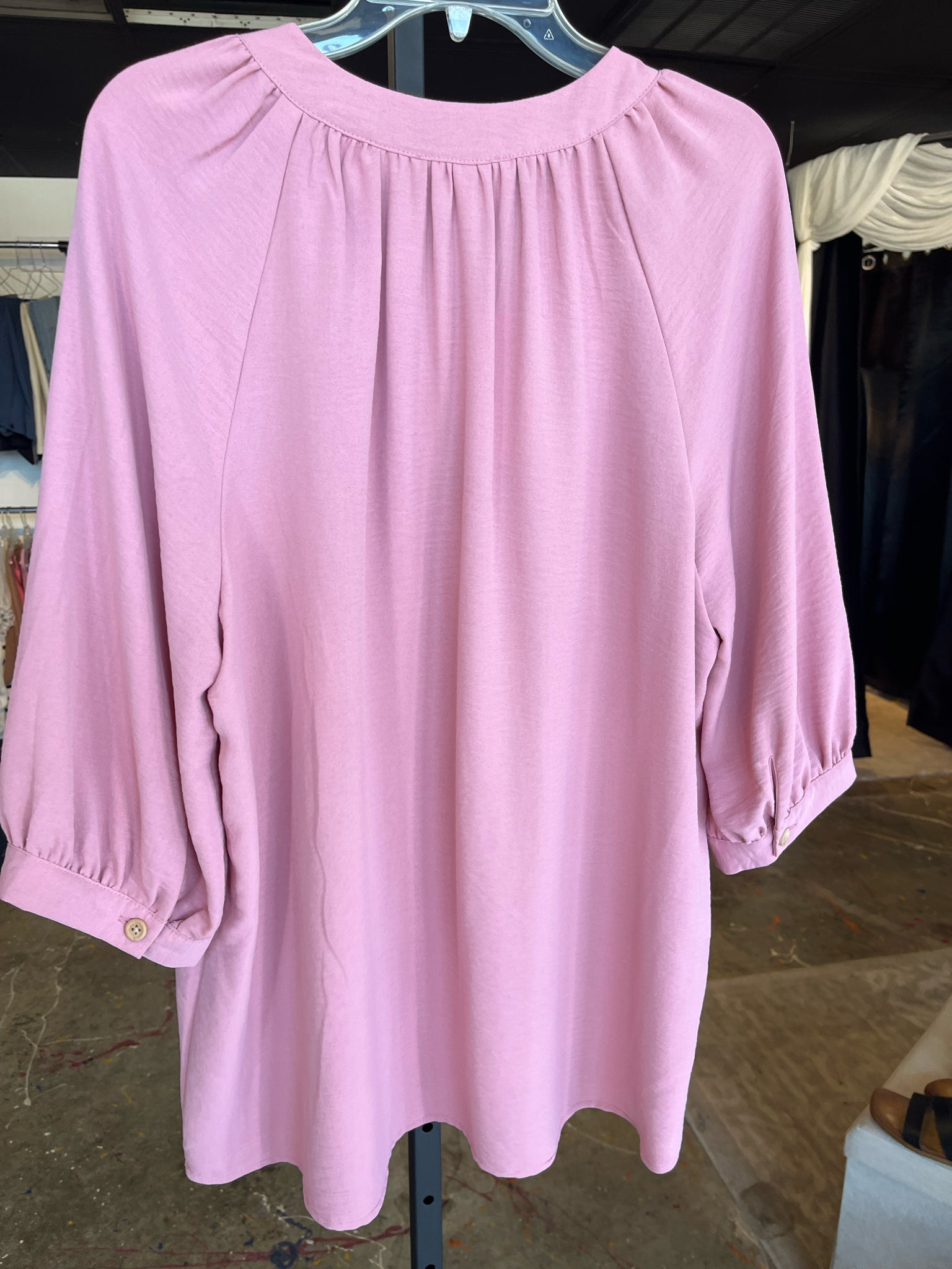 Como Blue Plus Tops Size 2X Blouse
