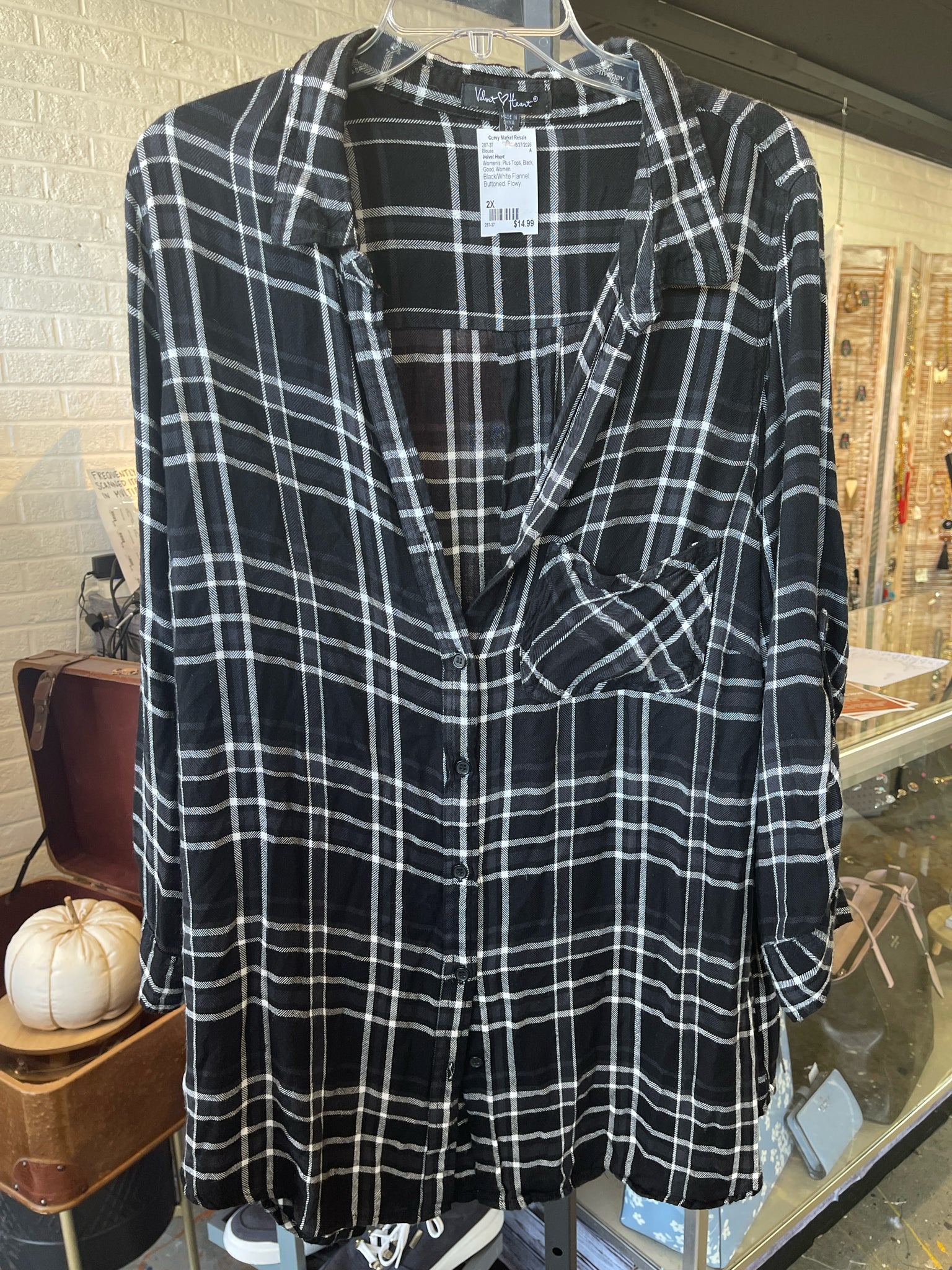 Velvet Heart Plus Tops Size 2X Blouse
