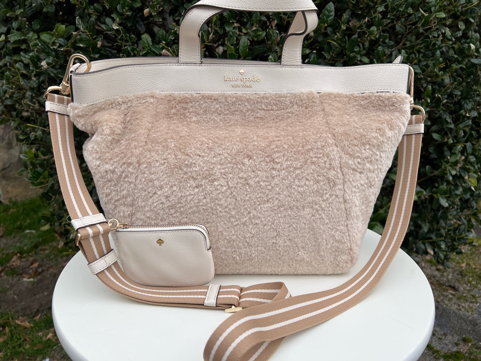 KATE SPADE Cream Purse
