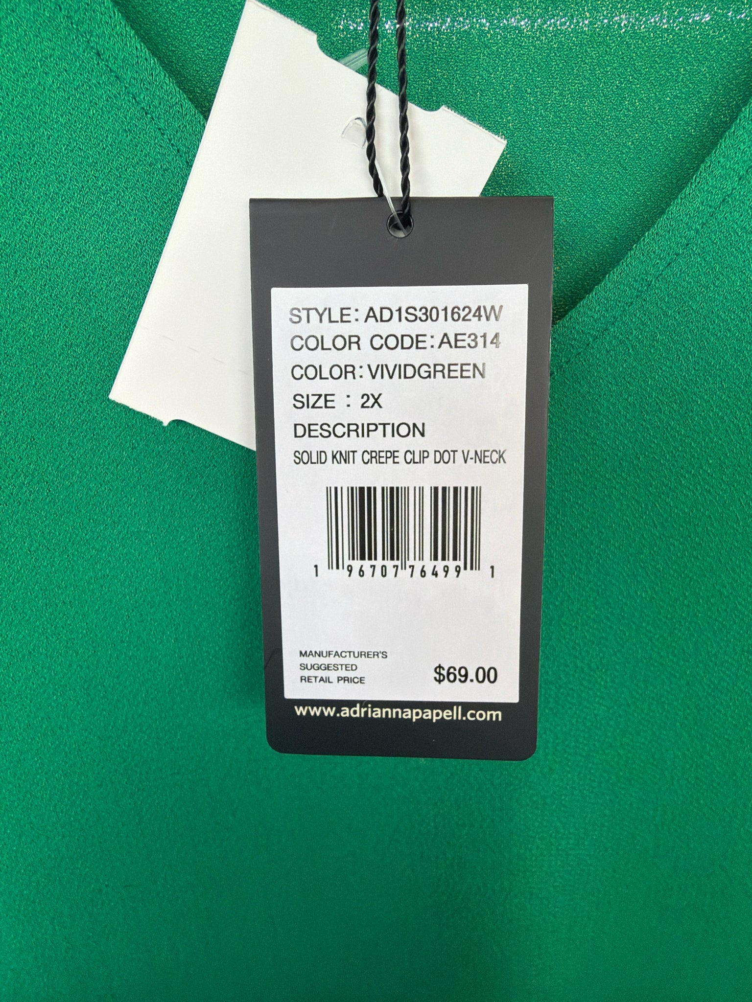 Adrianna Papell Plus Tops Size 2X Blouse
