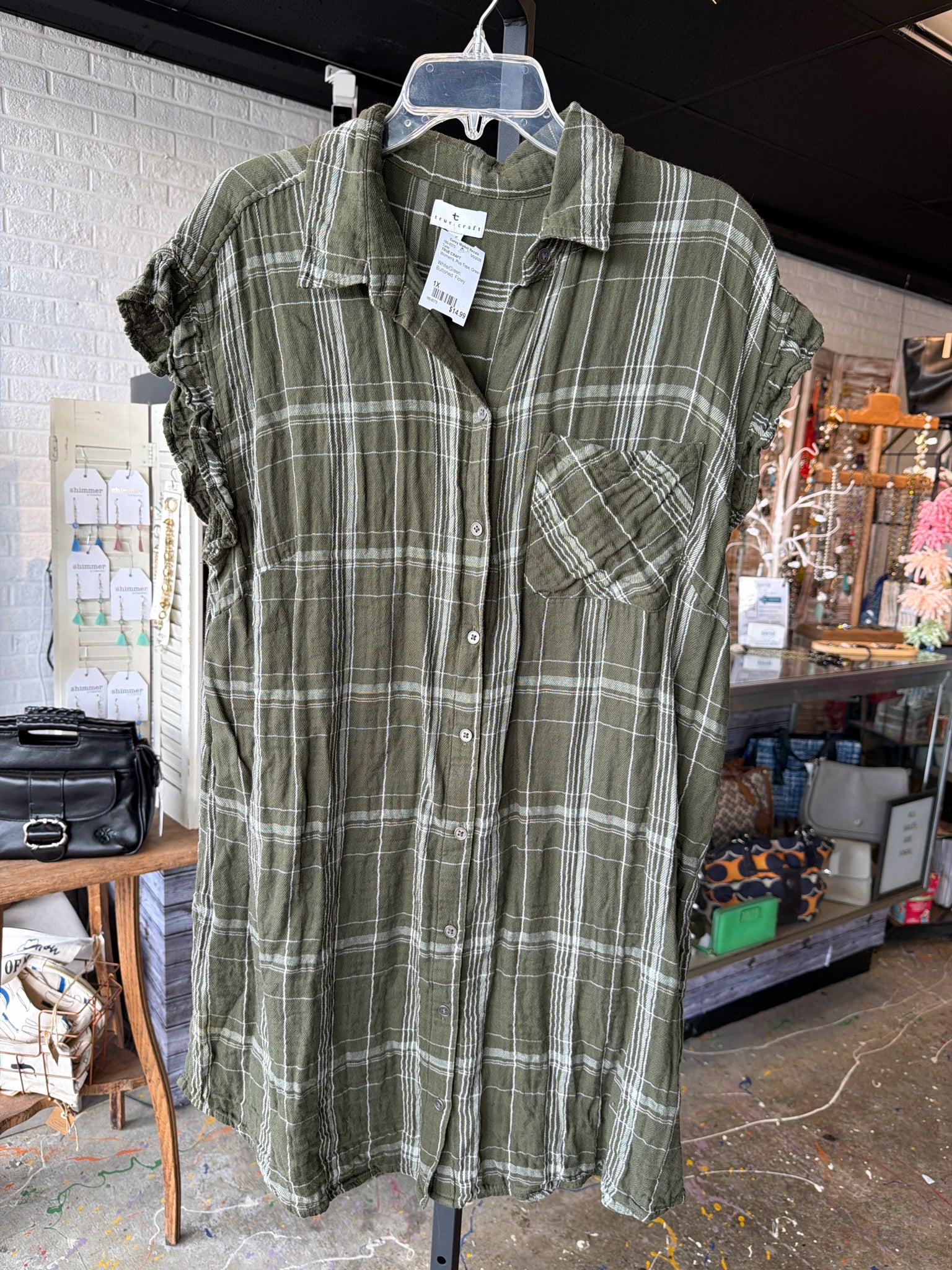 TRUE CRAFT Plus Tops Size 1X Tunic