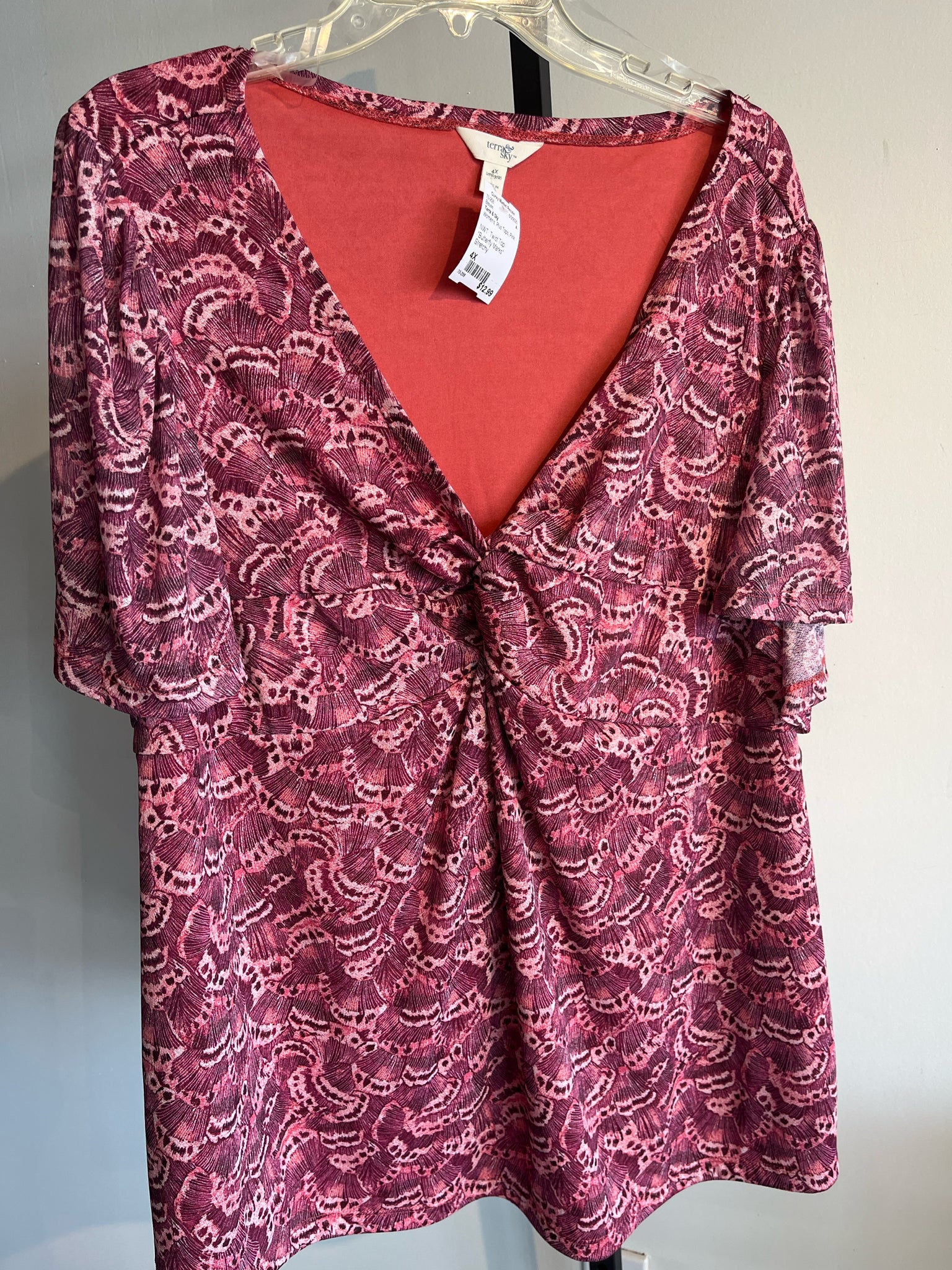 Terra & Sky Plus Tops Size 4X Blouse