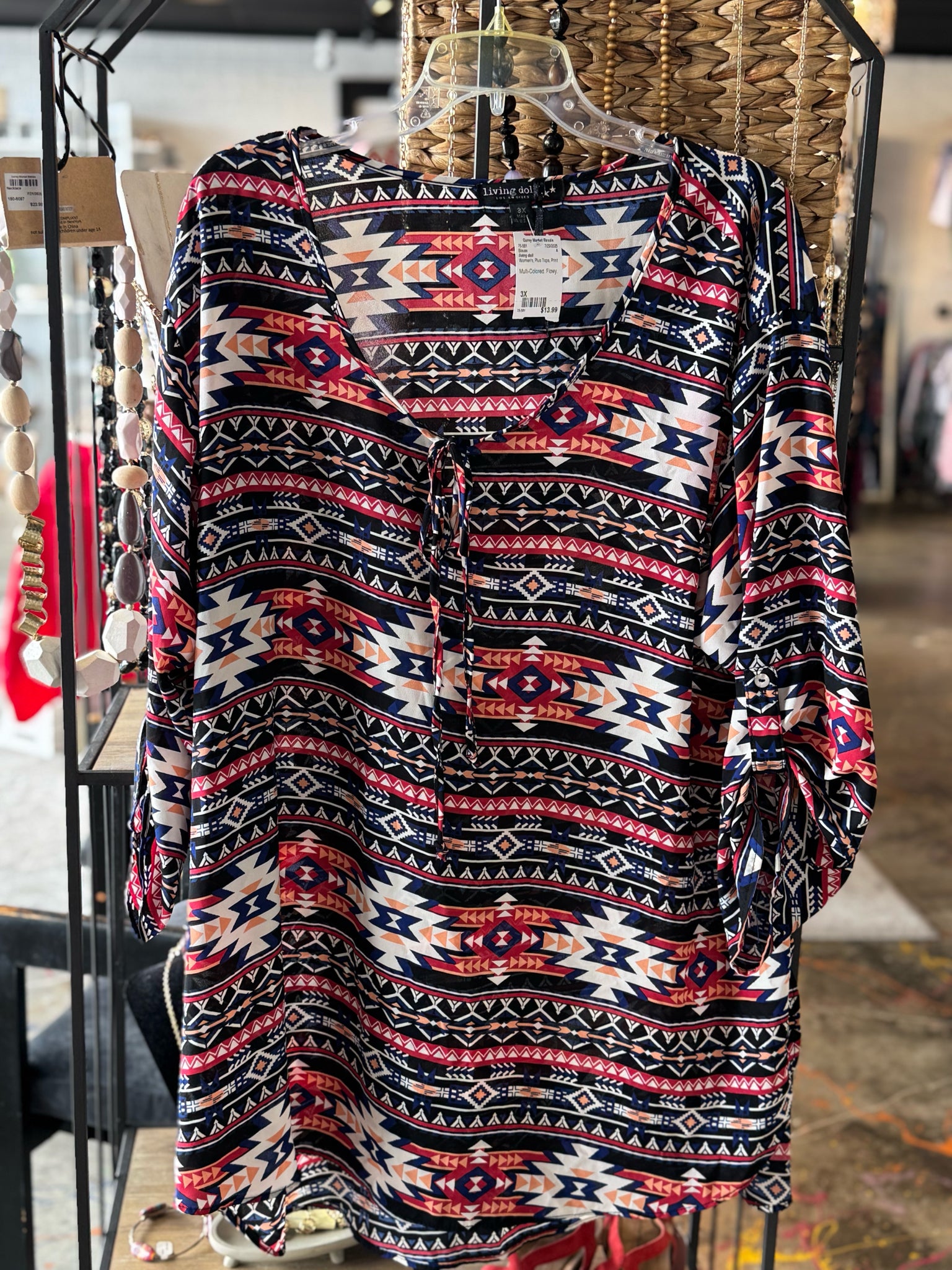 living doll Plus Tops Size 3X Blouse