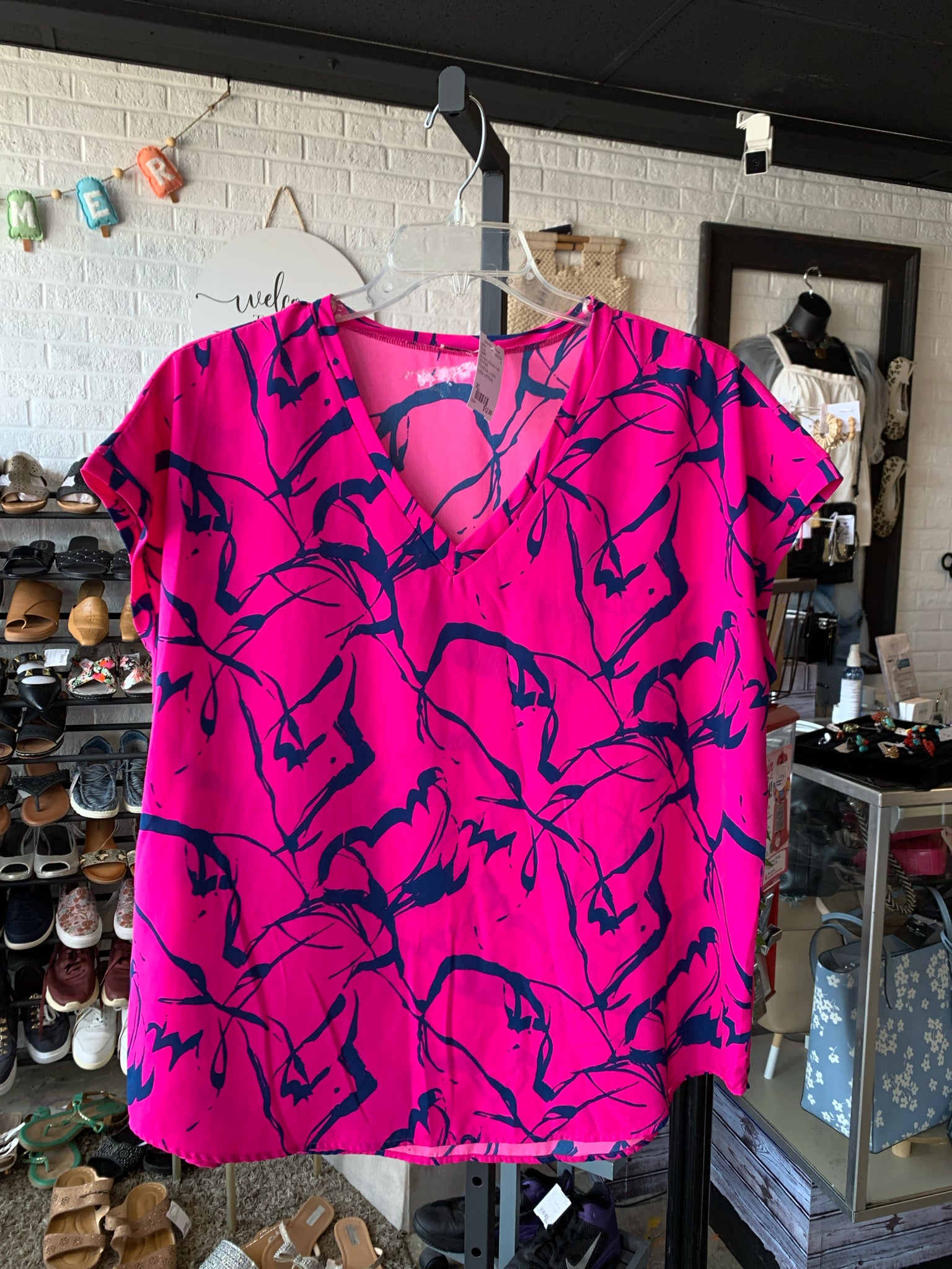JODIFL Womens Tops Size XL Blouse