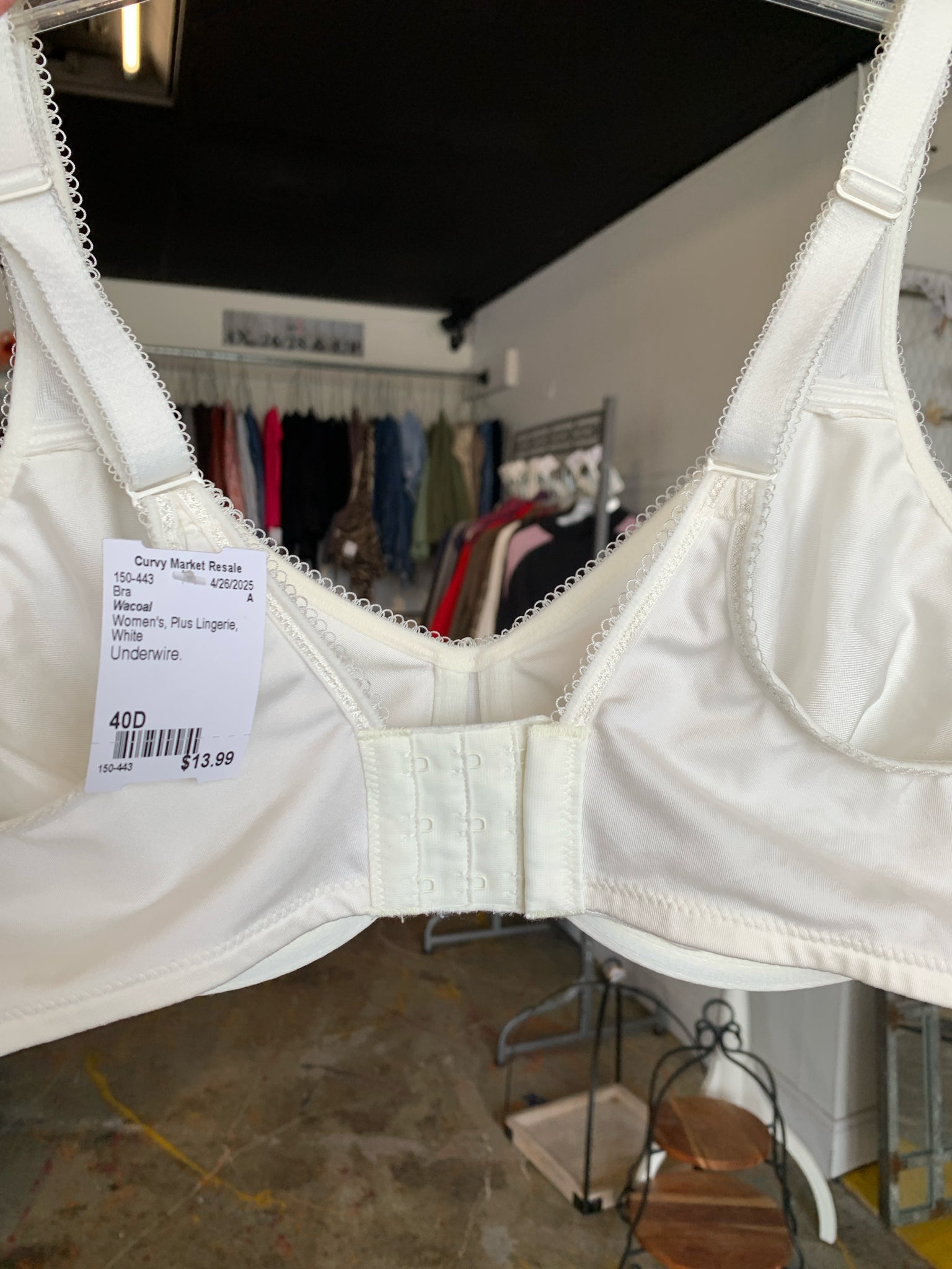 Wacoal Plus Lingerie Size 40D Bra