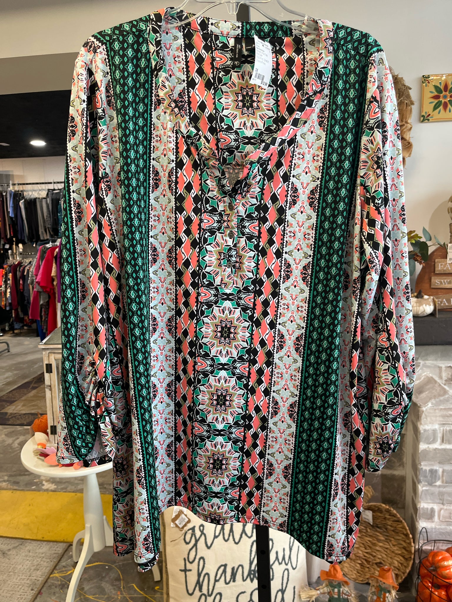 New Directions Plus Tops Size 3X Blouse