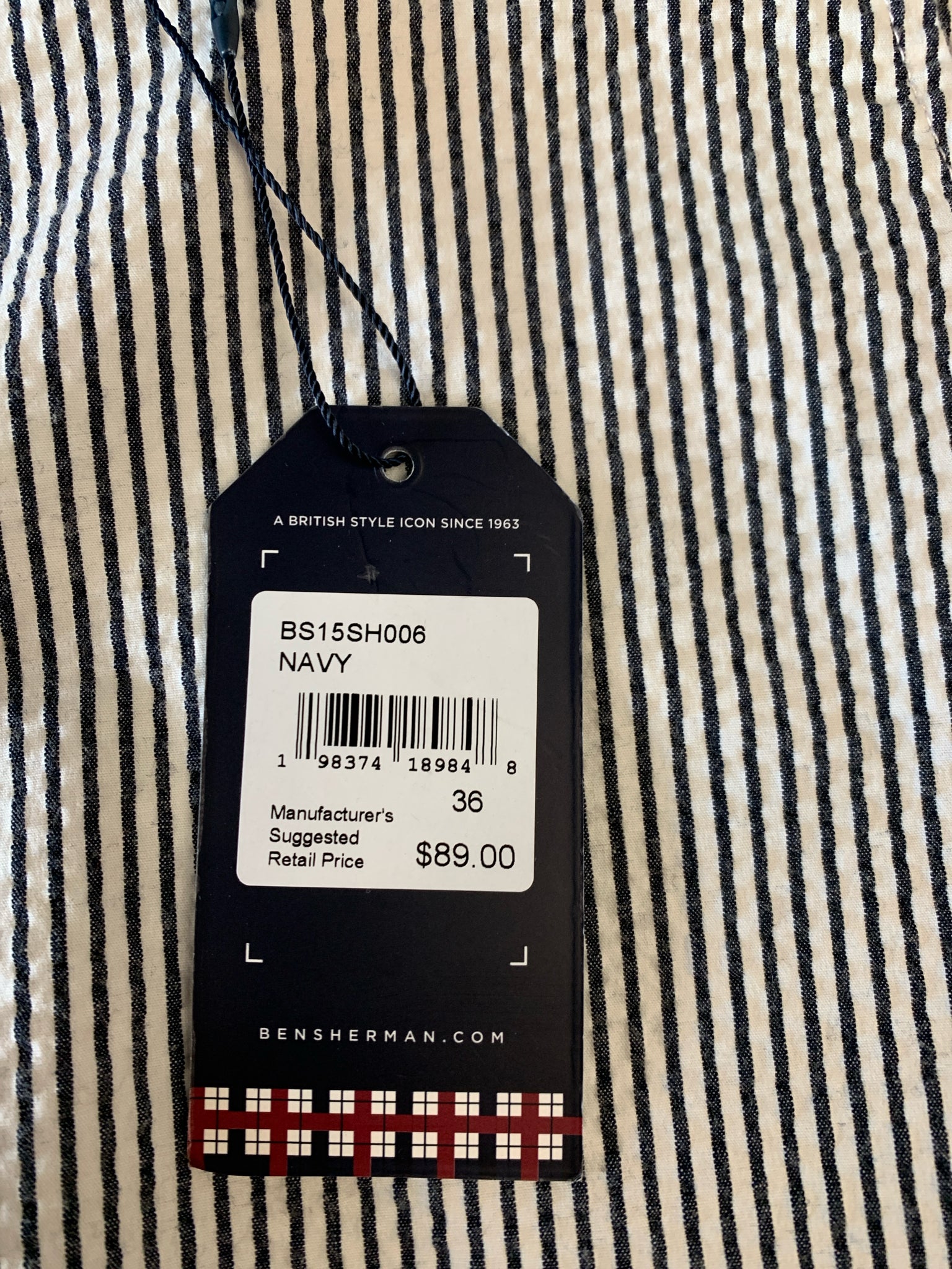 Ben Sherman Men's Size 36 Mens Clothing Shorts