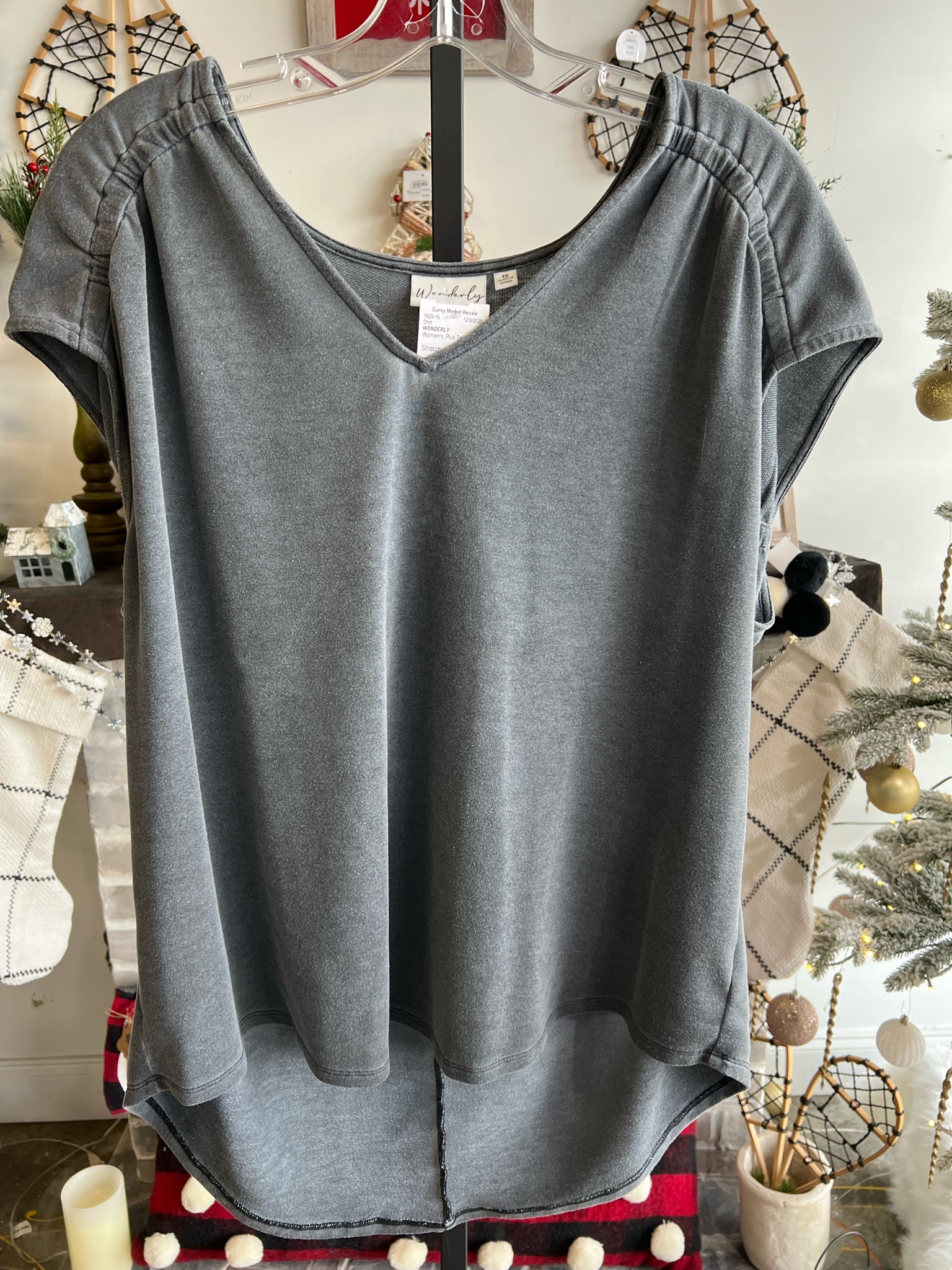 WONDERLY Plus Tops Size 1X Shirt