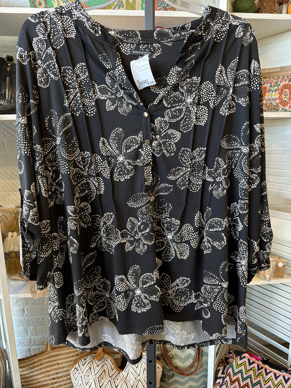 Ava & Grace Plus Tops Size 3X Blouse