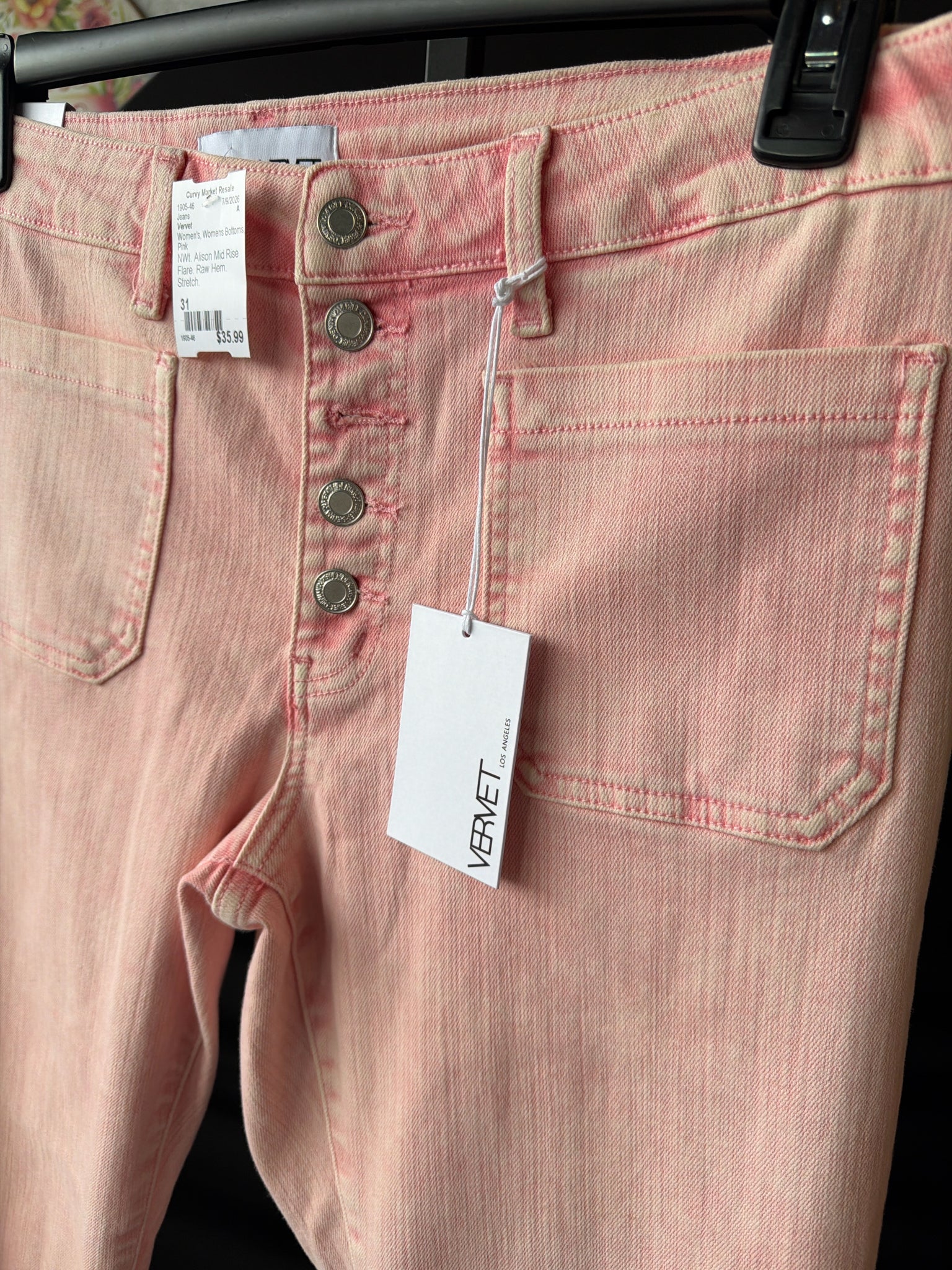 Vervet Womens Bottoms Size 31 Jeans