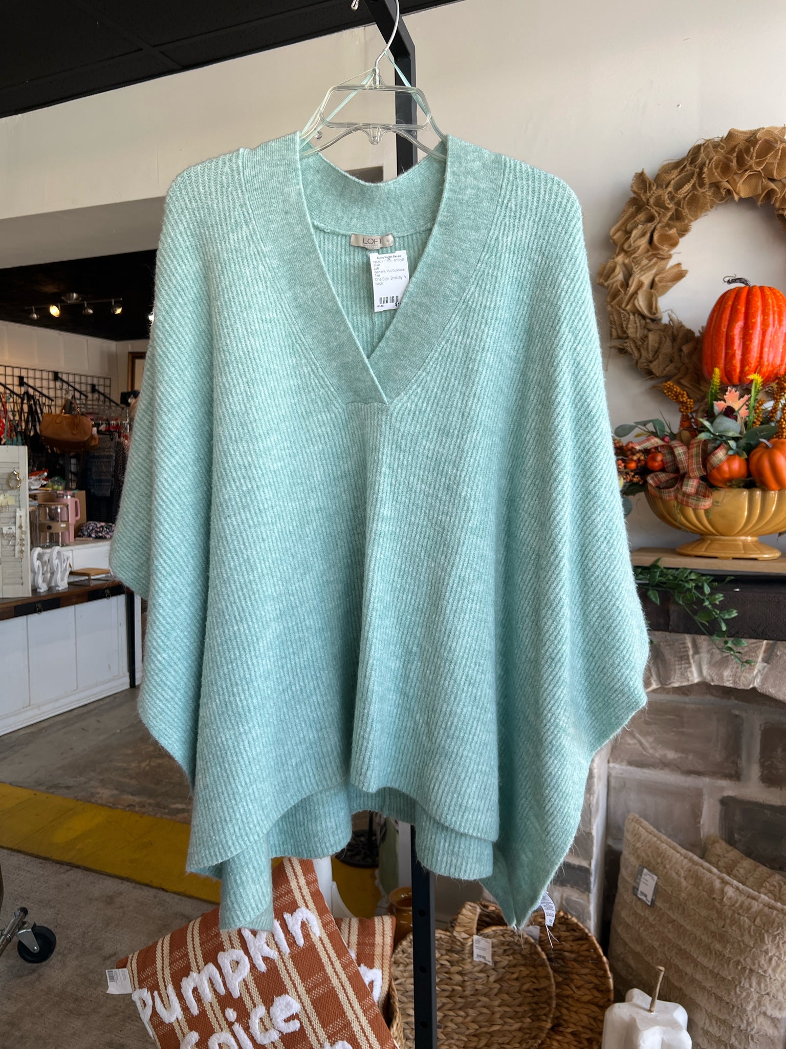 Loft Teal Shawl