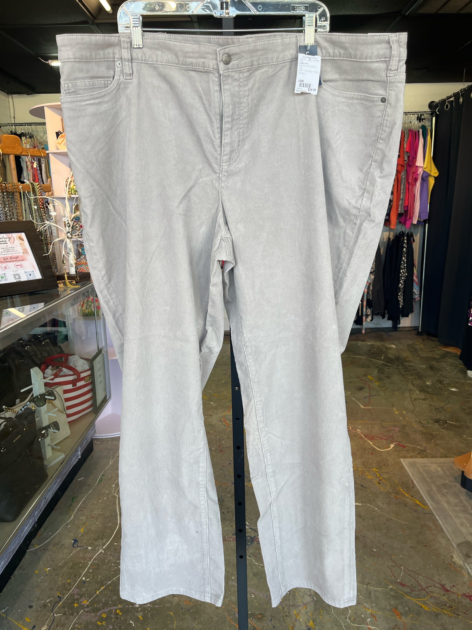 LANDS END Plus Bottoms Size 24W Pants