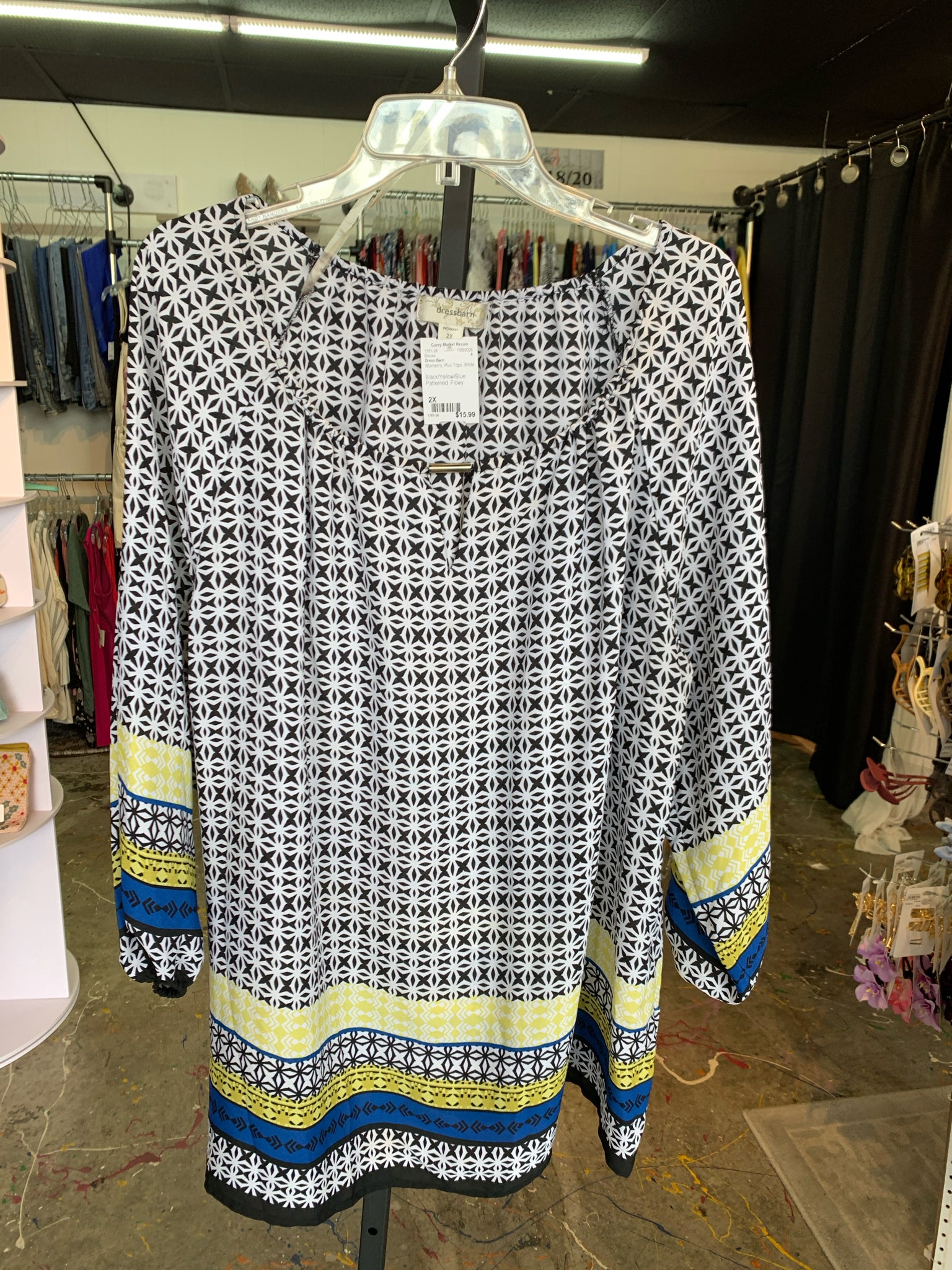 Dress Barn Plus Tops Size 2X Blouse