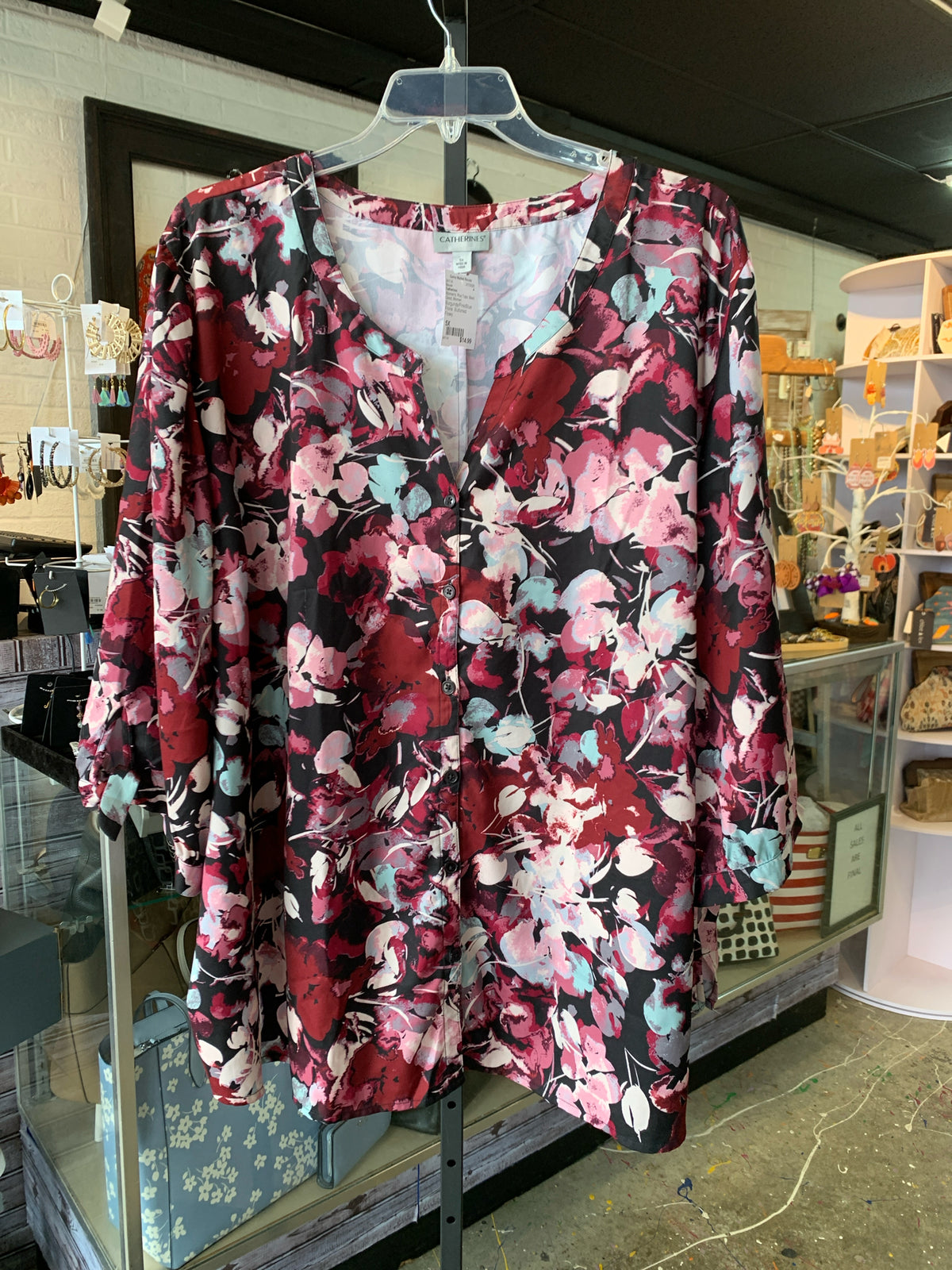 Catherines Plus Tops Size 5X Blouse