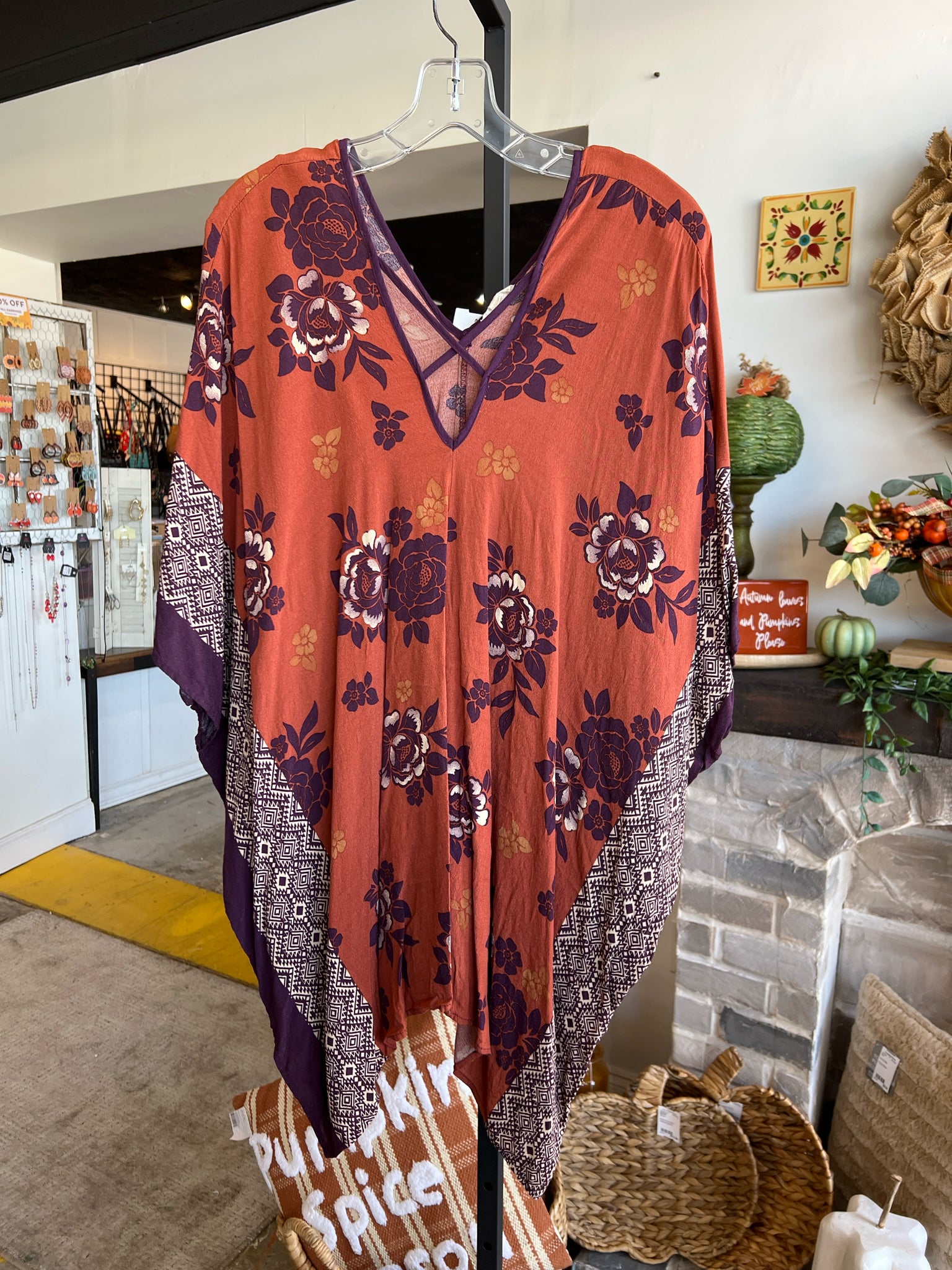 Oddi Burnt Orange Shawl