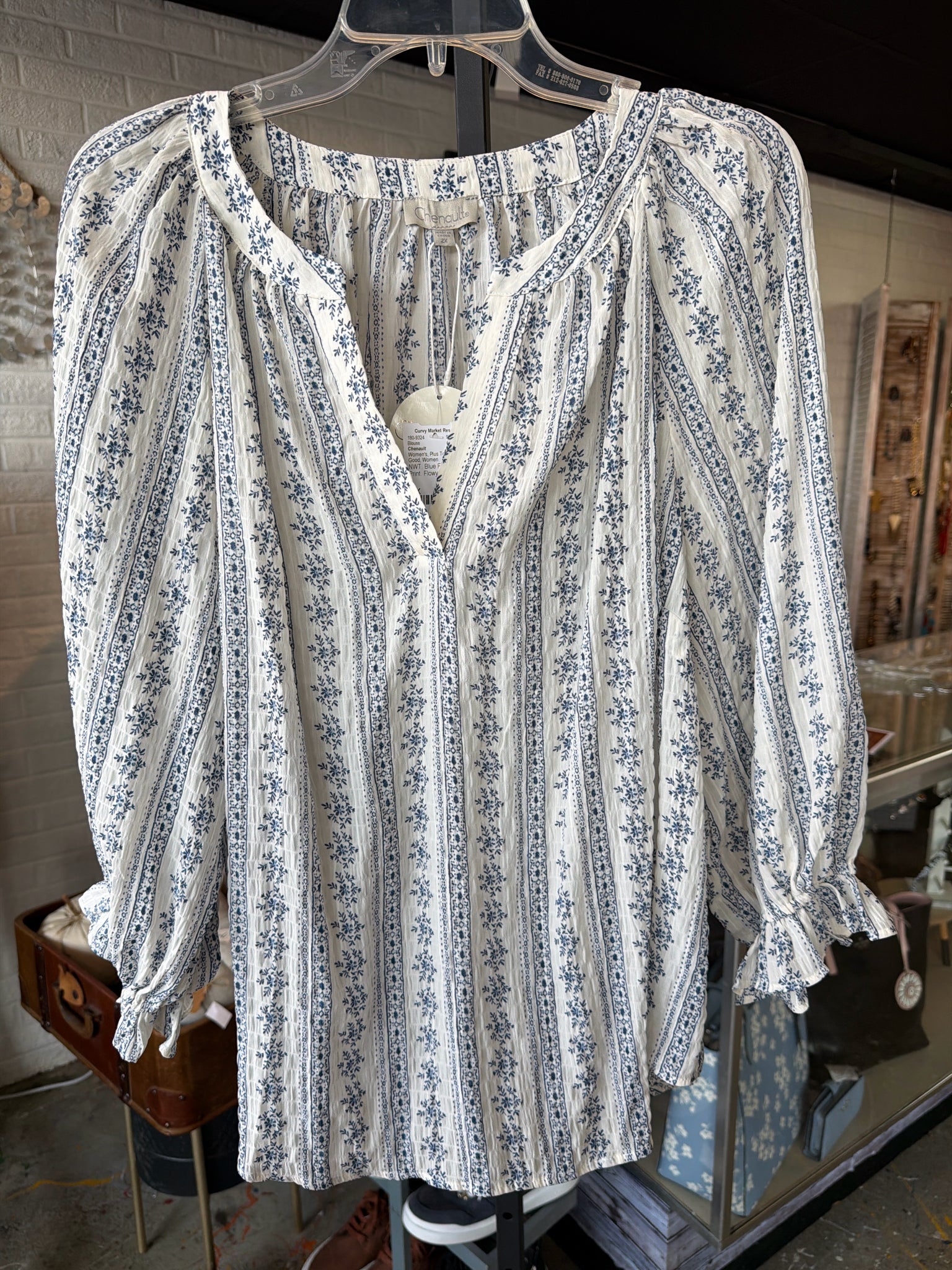 Chenault Plus Tops Size 2X Blouse