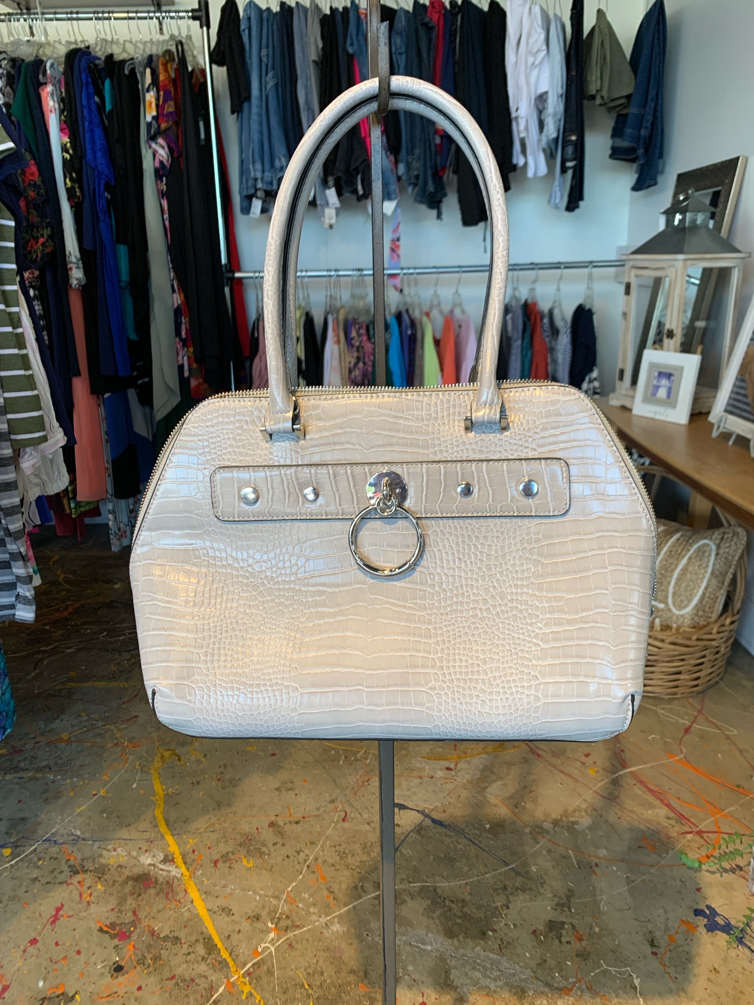 EST 1946 Silver Purse