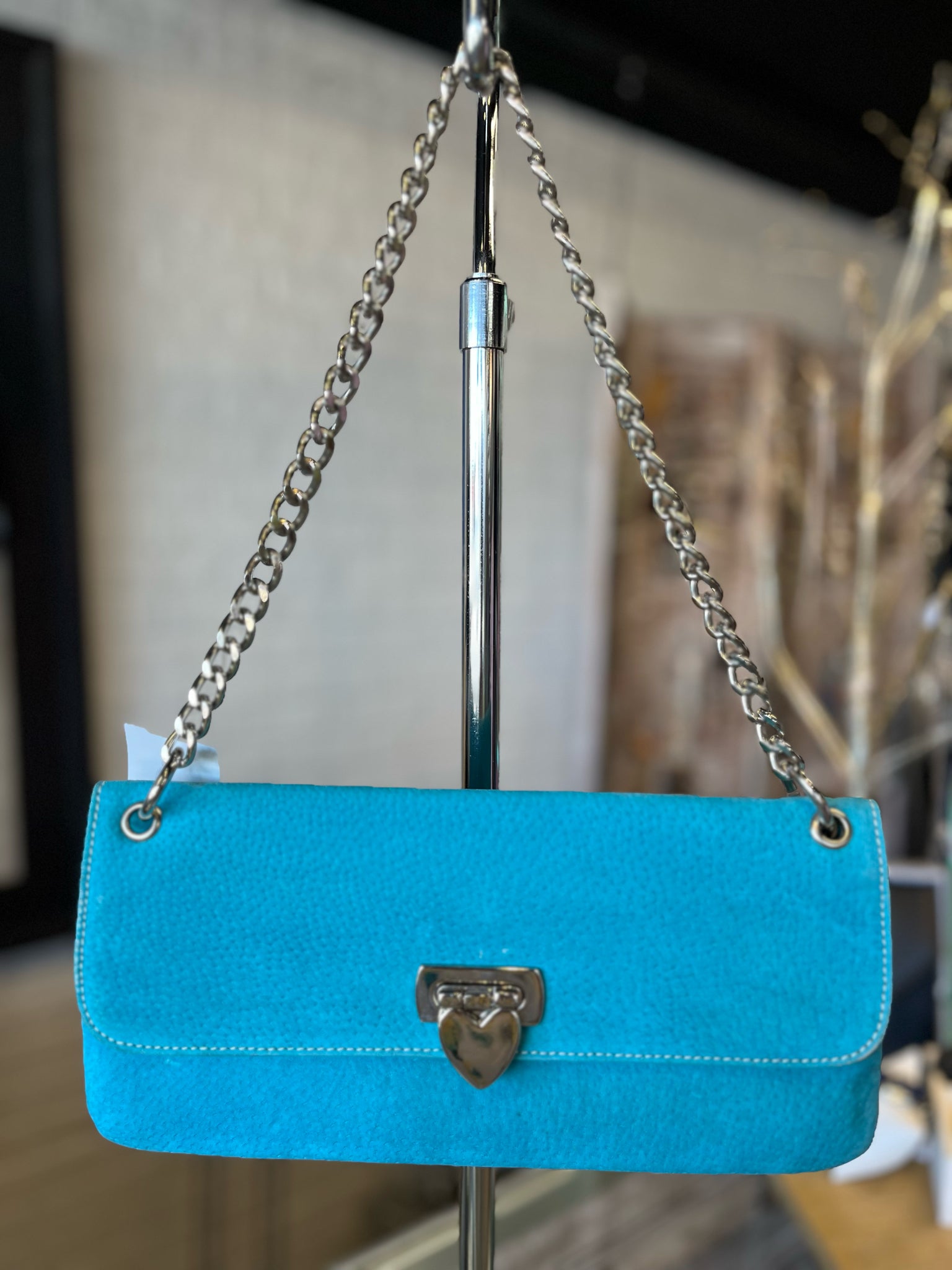 No Brand Teal Purse