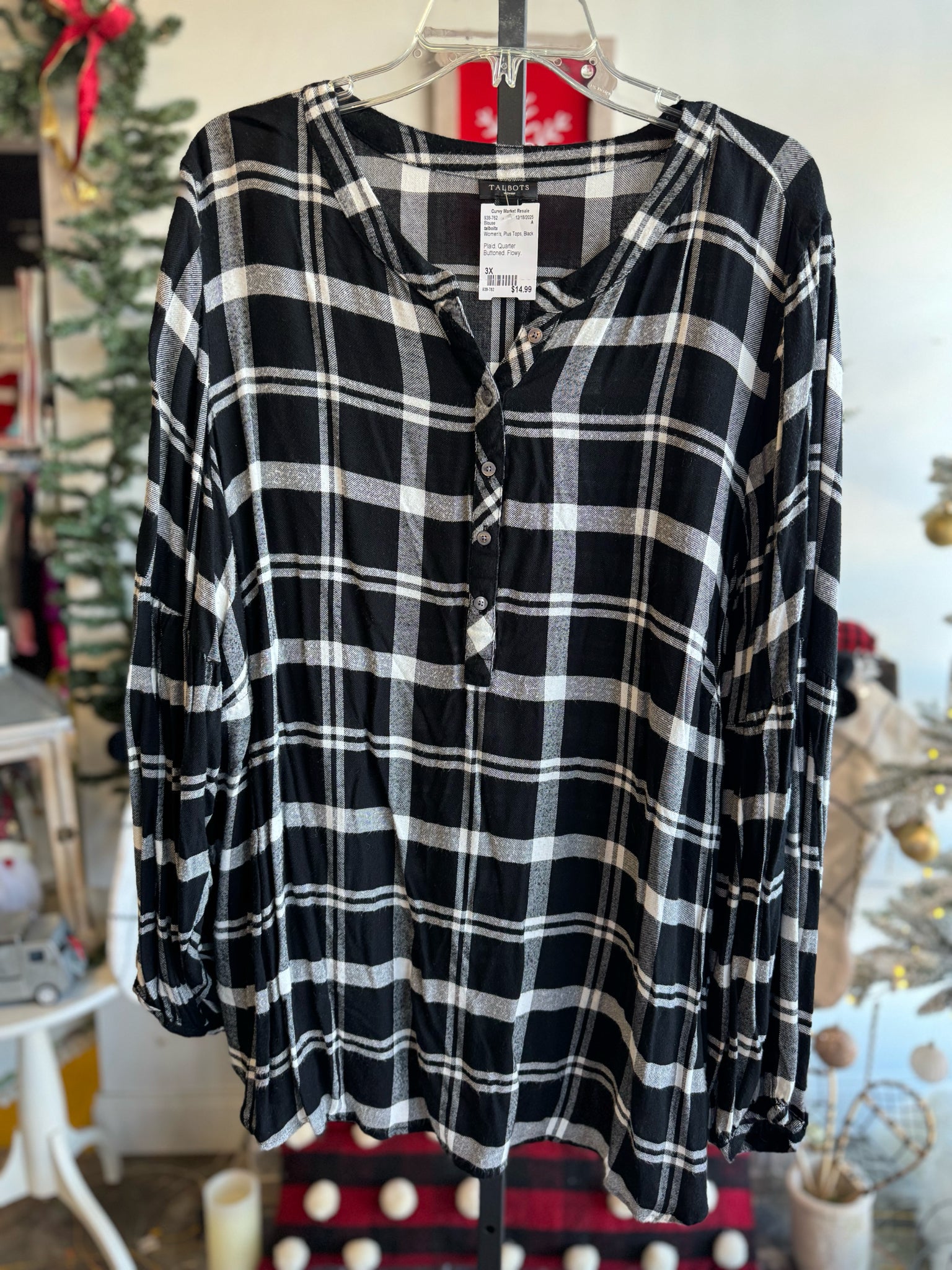 talbolts Plus Tops Size 3X Blouse