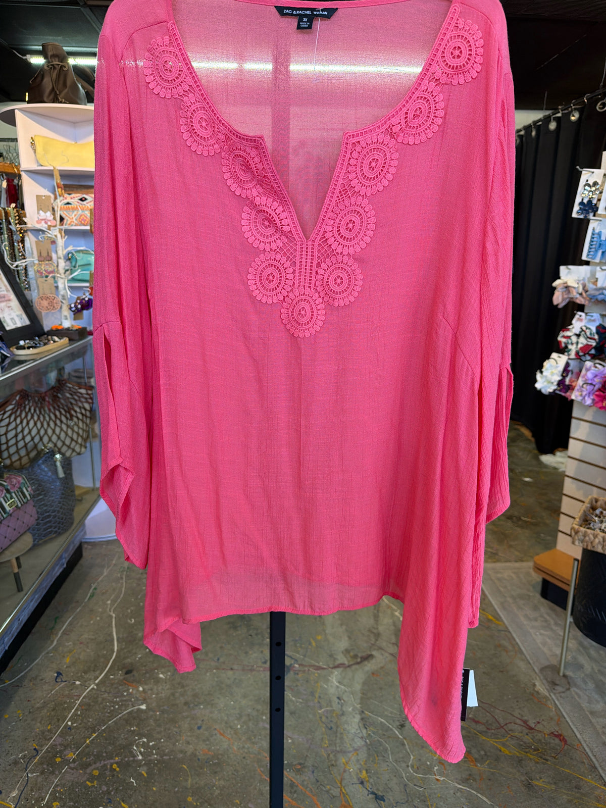 zac & Rachel Plus Tops Size 3X Blouse