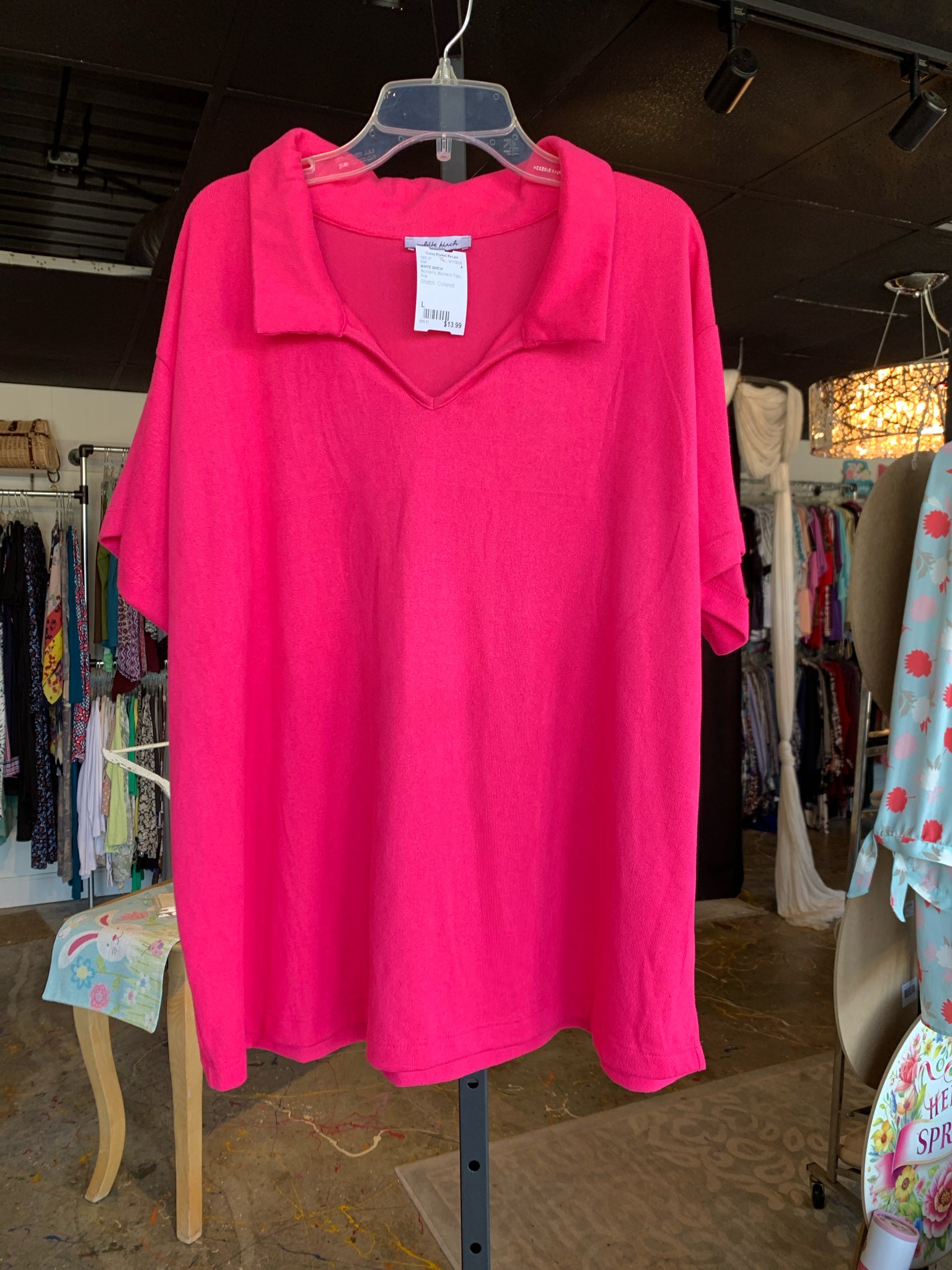 WHITE BIRCH Womens Tops Size L Shirt