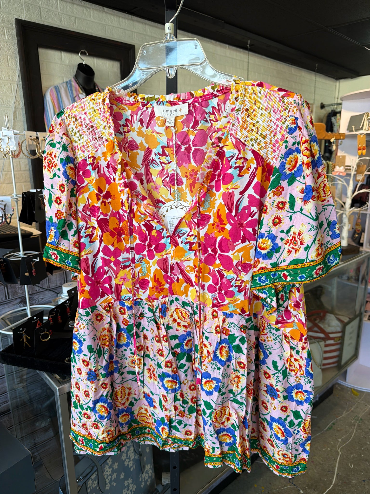 Umgee Plus Tops Size 1X Blouse