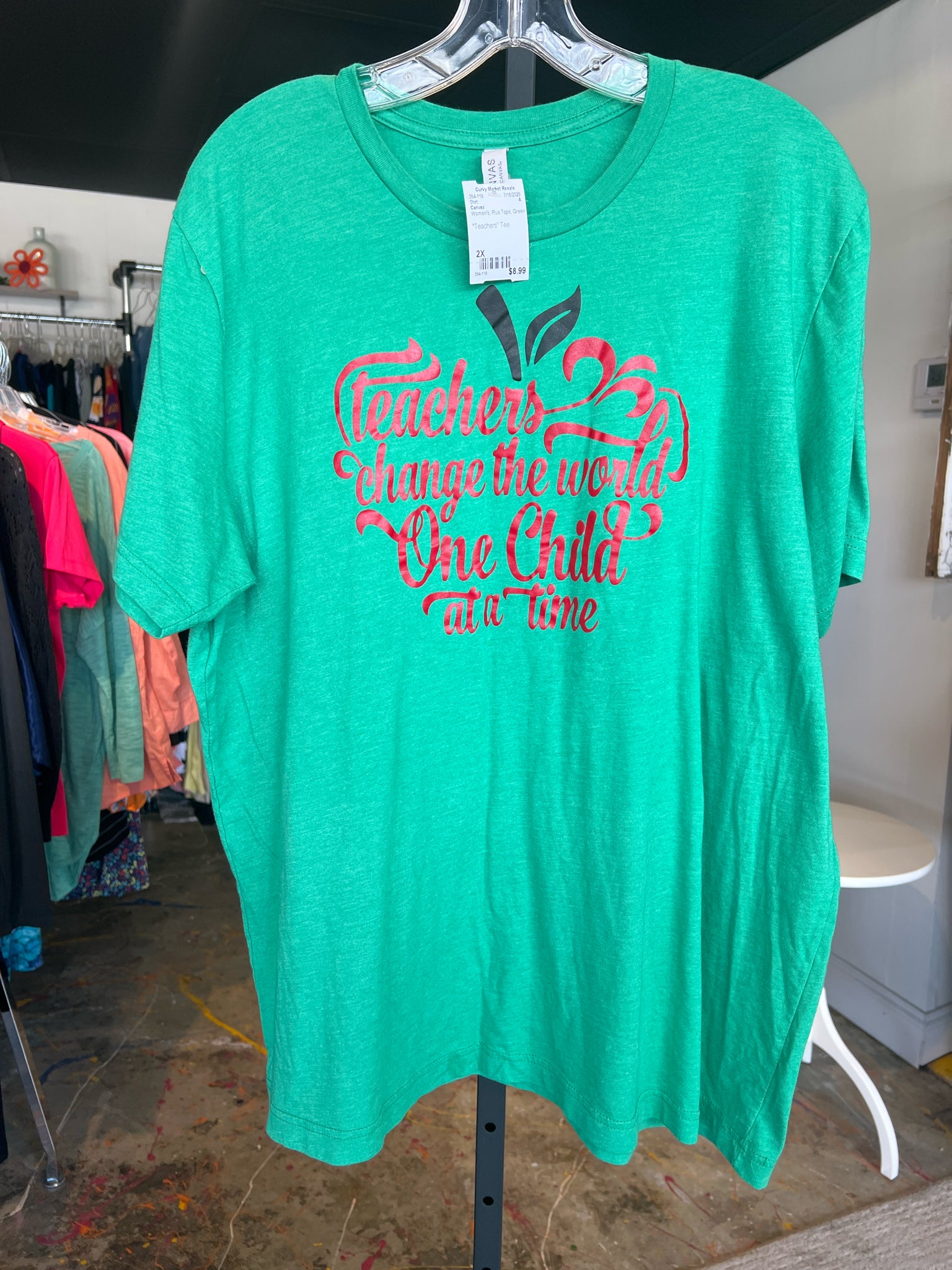 Canvas Plus Tops Size 2X Shirt