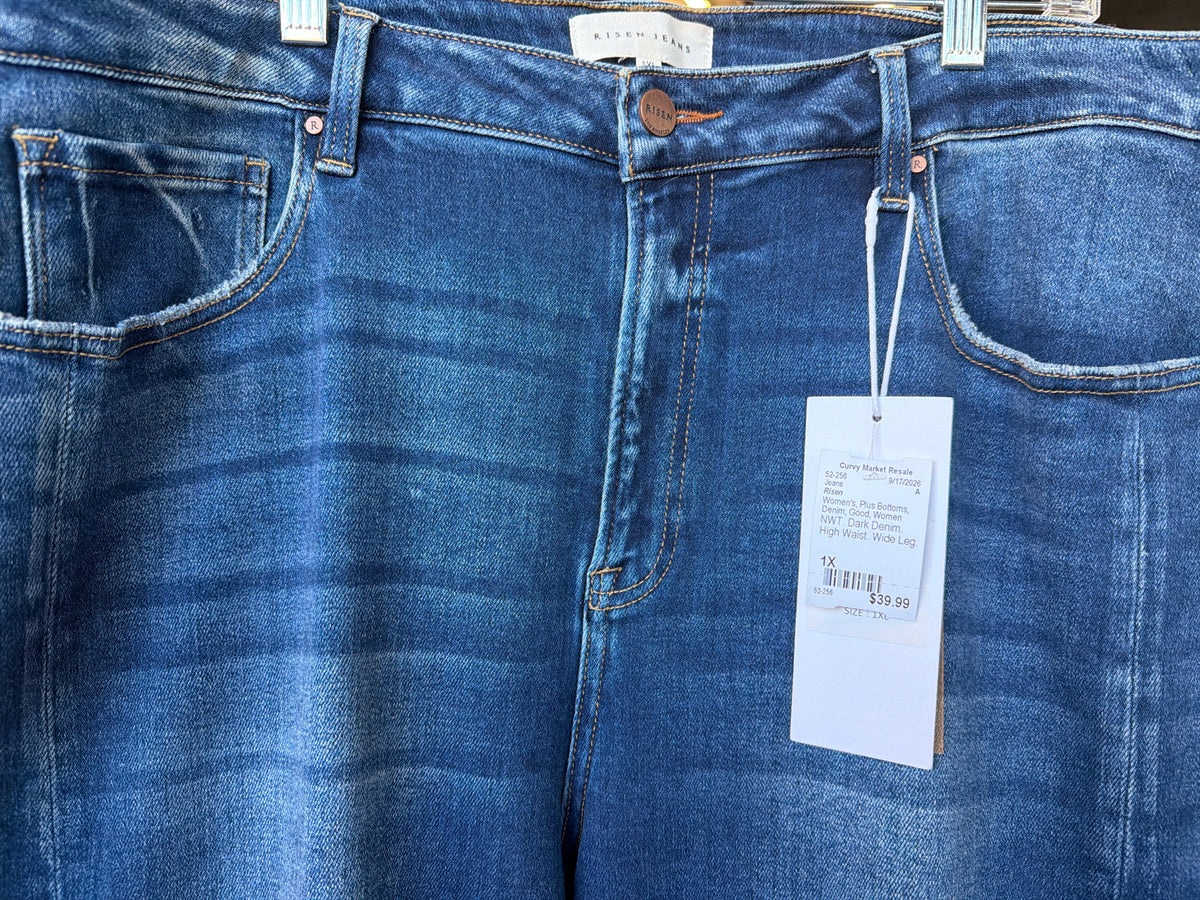 Risen Plus Bottoms Size 1X Jeans
