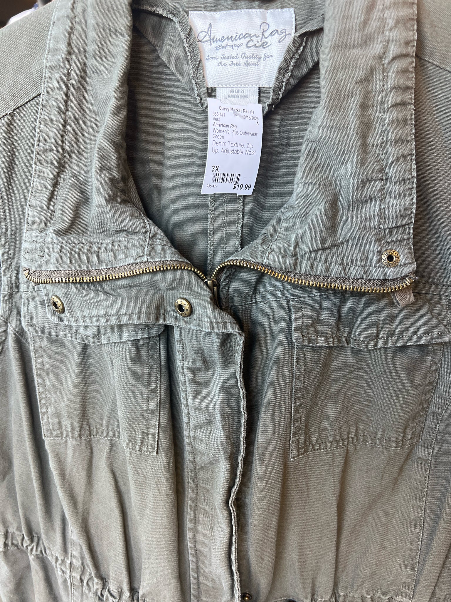 American Rag Plus Outerwear Size 3X Vest