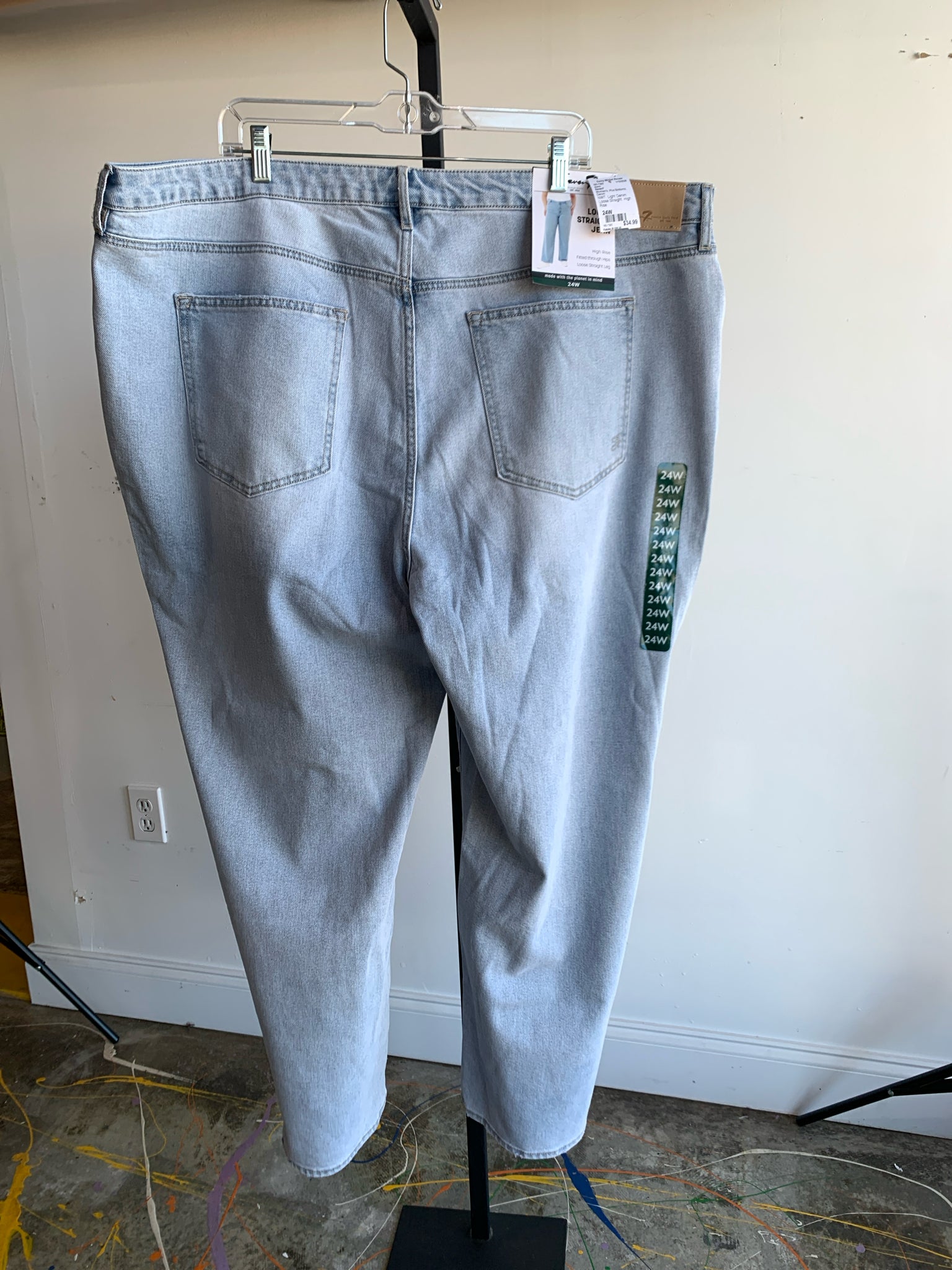 Seven7 Plus Bottoms Size 24W Jeans