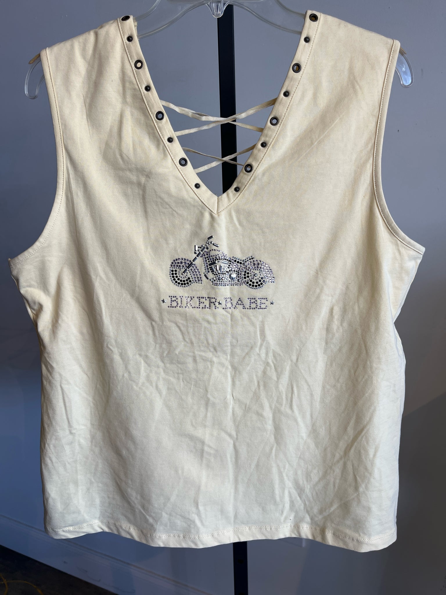 Biker Design Plus Tops Size 2X Shirt