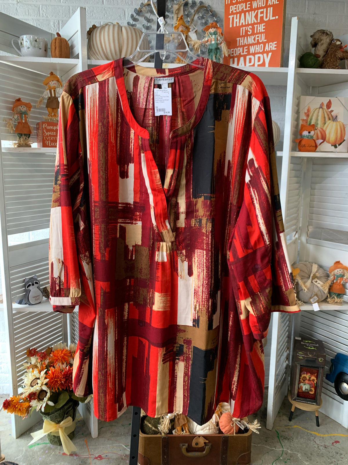 Catherines Plus Tops Size 5X Blouse