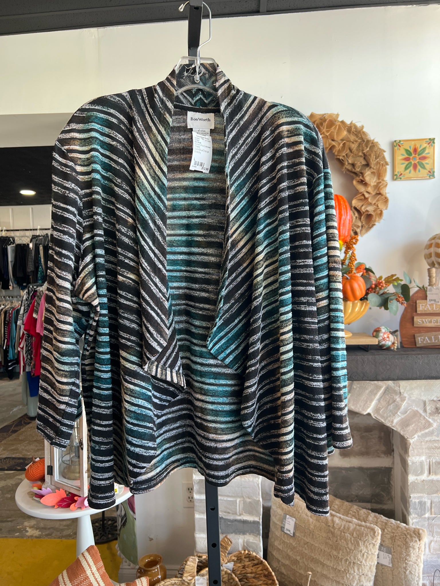 Bon Worth Plus Outerwear Size L Cardigan