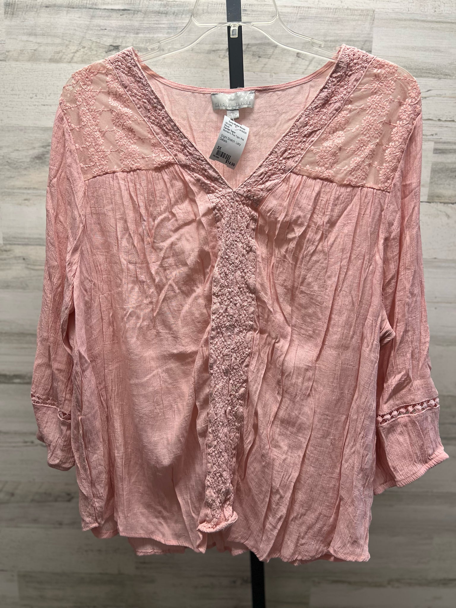Carolyn Taylor Plus Tops Size 3X Blouse