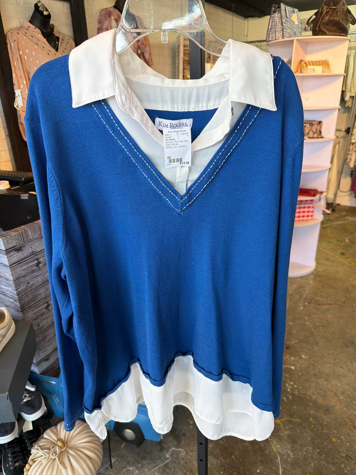 Kim Rogers Plus Tops Size 2X Sweater