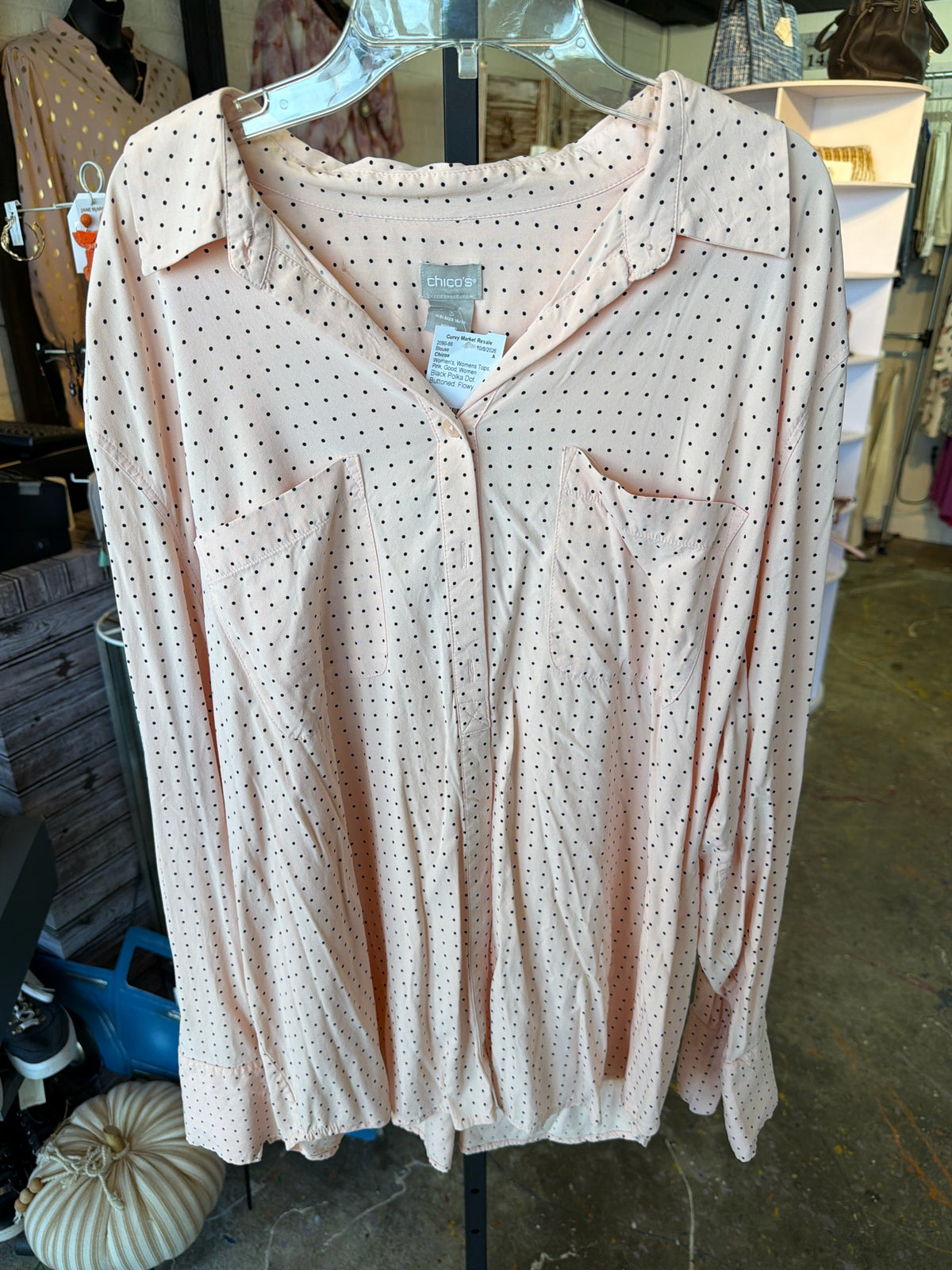 Chicos Womens Tops Size 3 Blouse