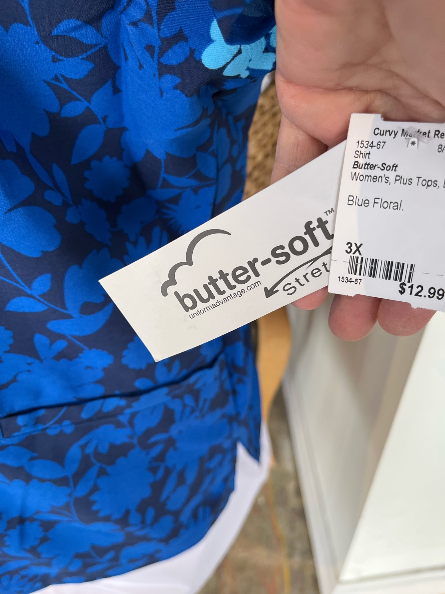 Butter-Soft Plus Tops Size 3X Shirt
