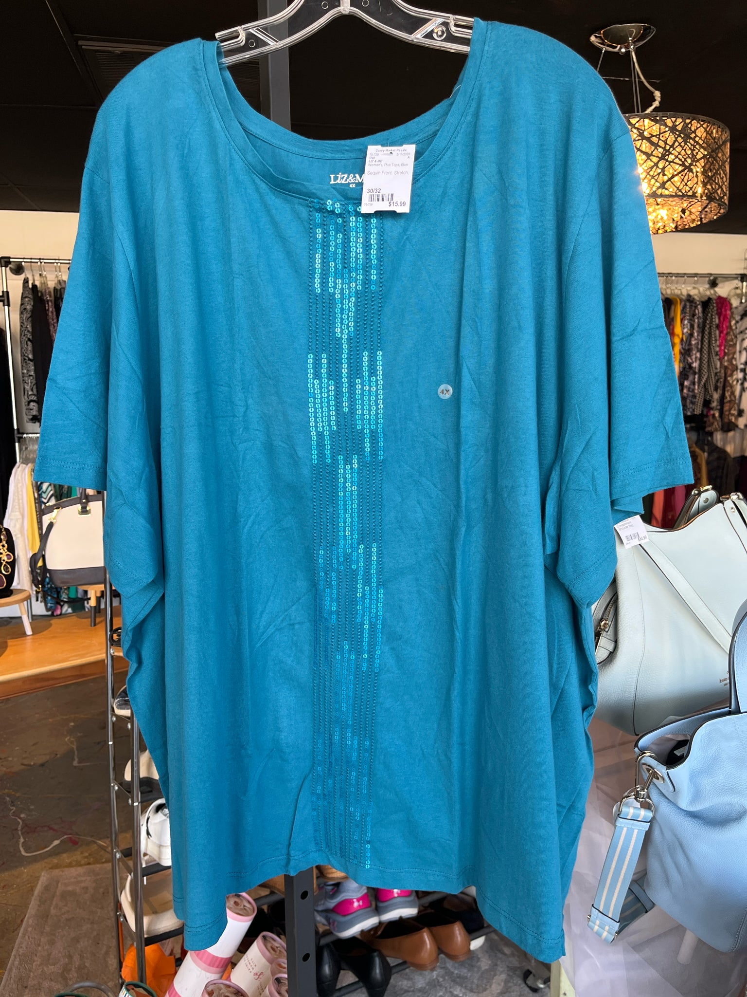 LIZ & ME Plus Tops Size 30/32 Shirt