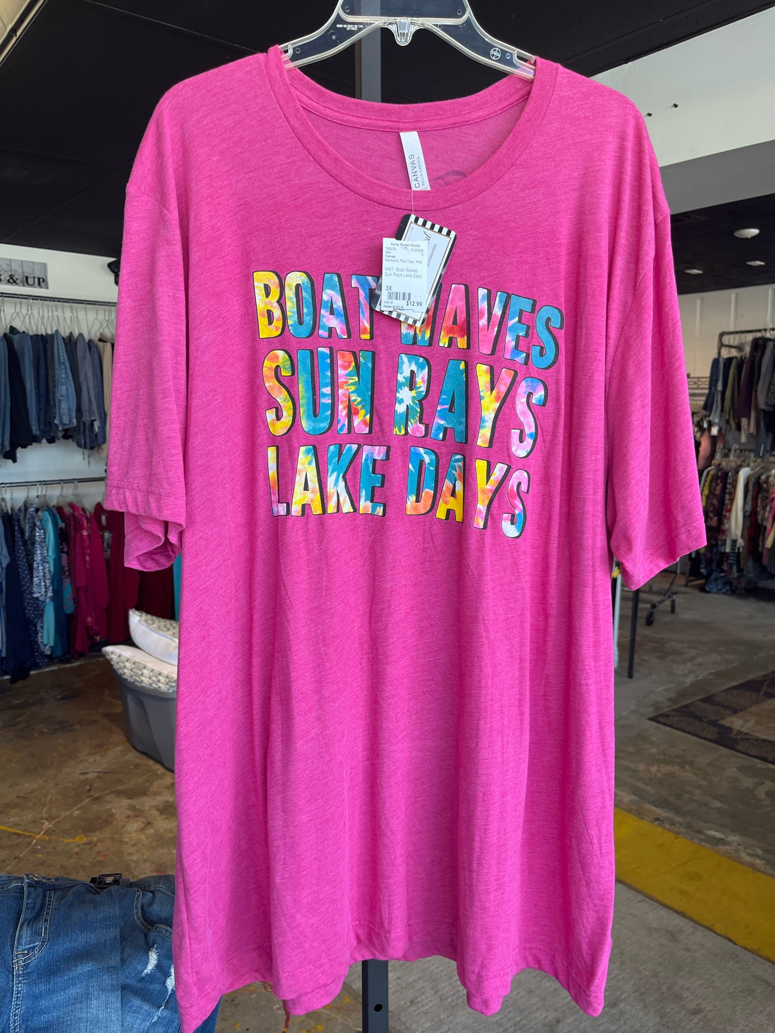 Canvas Plus Tops Size 3X Shirt