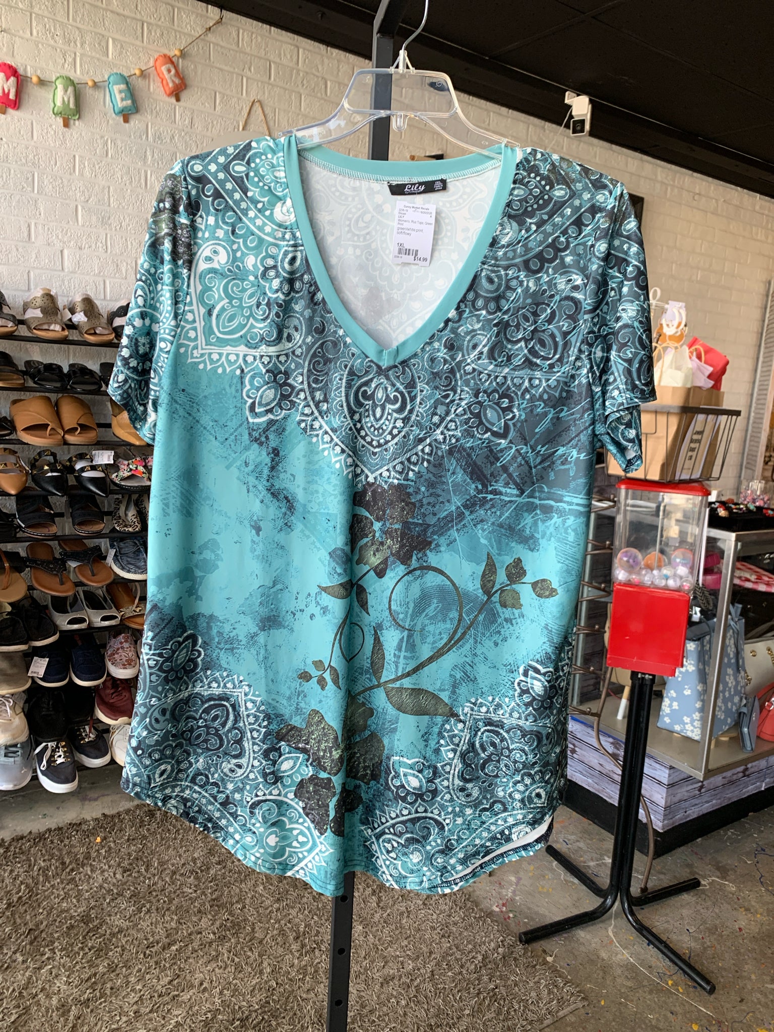 LILY Plus Tops Size 1XL Blouse