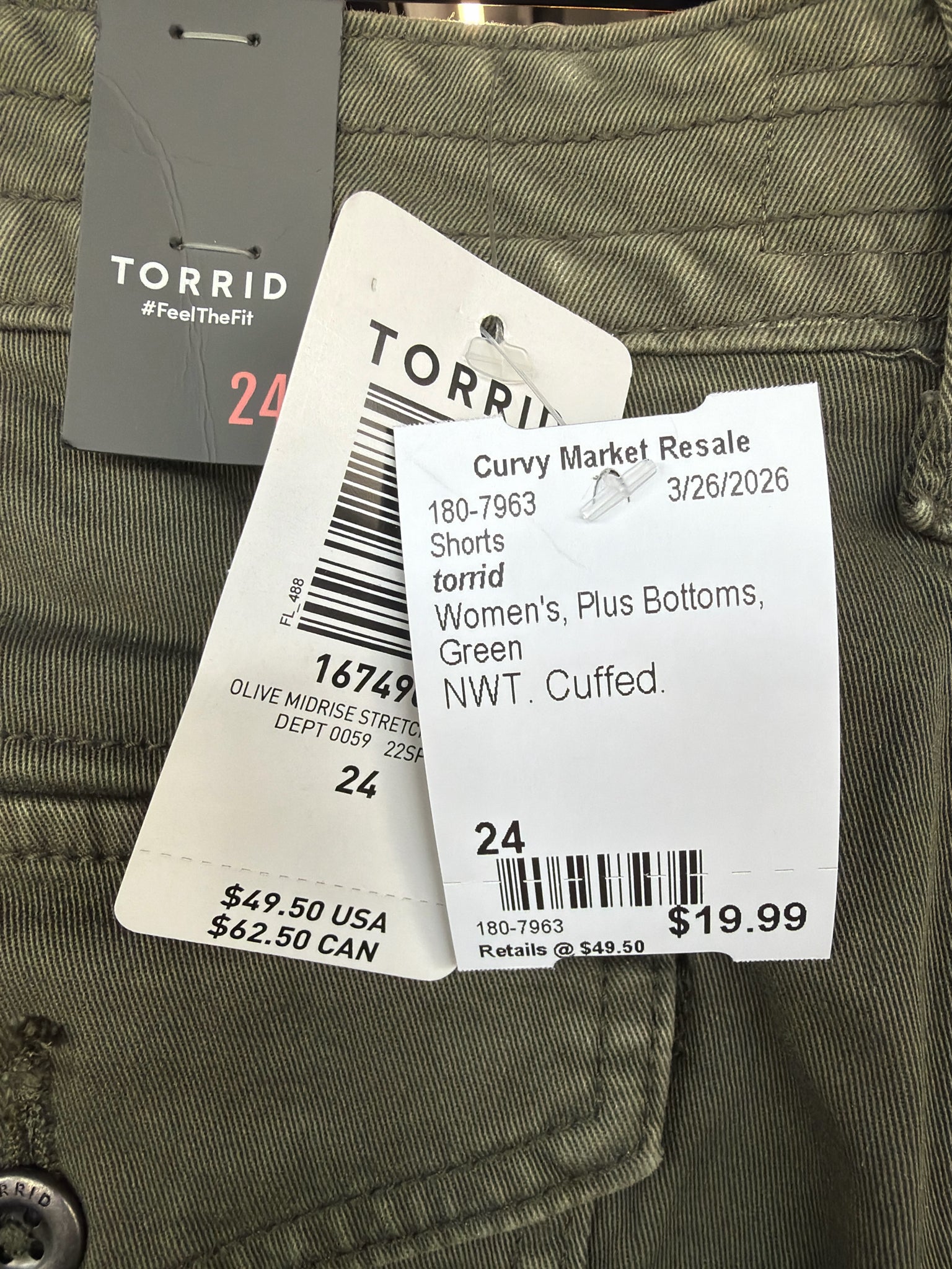torrid Plus Bottoms Size 24 Shorts