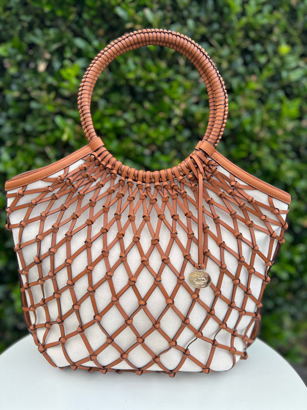 Brahmin White Purse
