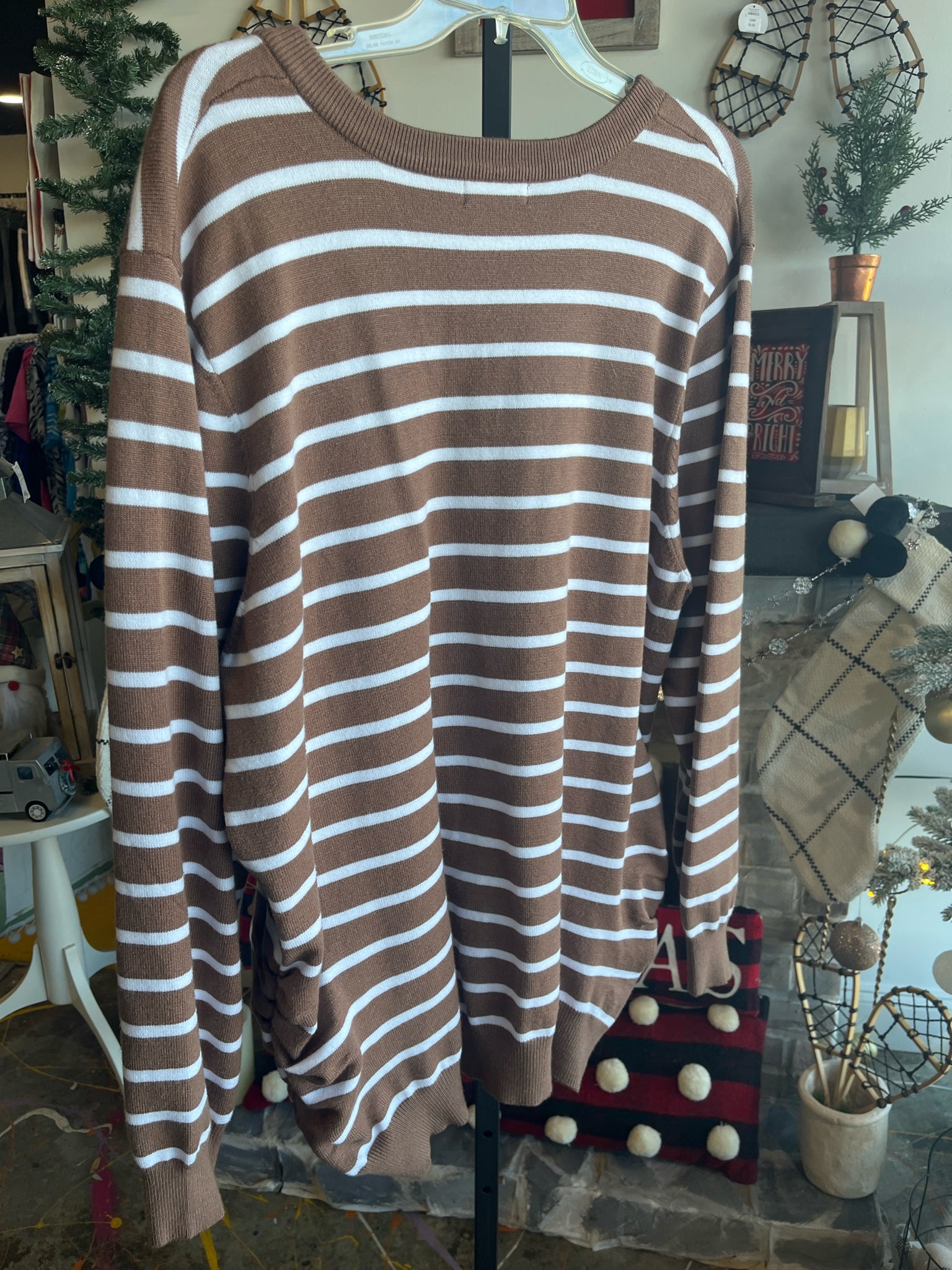 Stella Tweed Plus Tops Size 3X Sweater