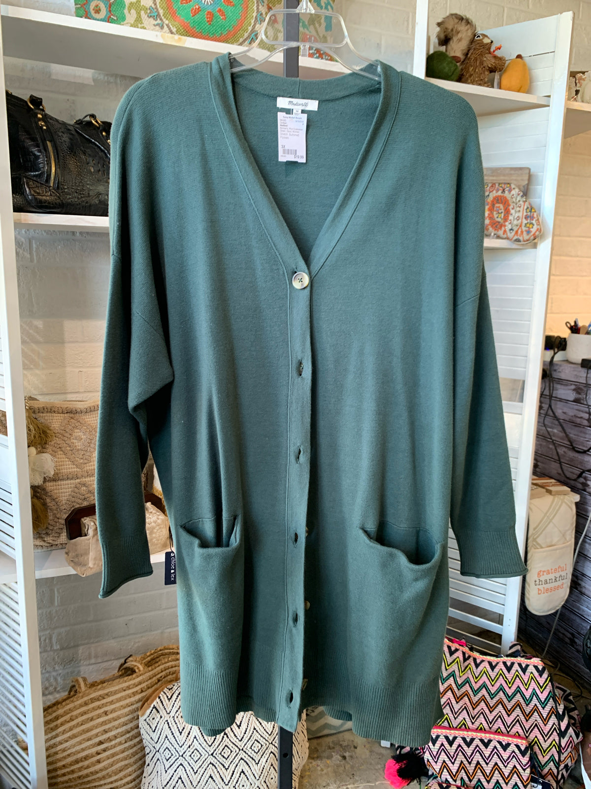 Madewell Plus Outerwear Size 3X Cardigan