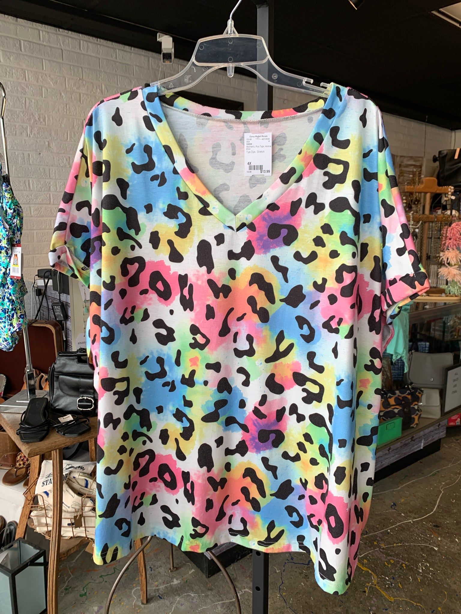 SHEIN Plus Tops Size 4X Shirt